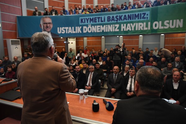 Başkan Büyükkılıç: “Bizimkisi hizmet belediyeciliği, algı belediyeciliği değil”