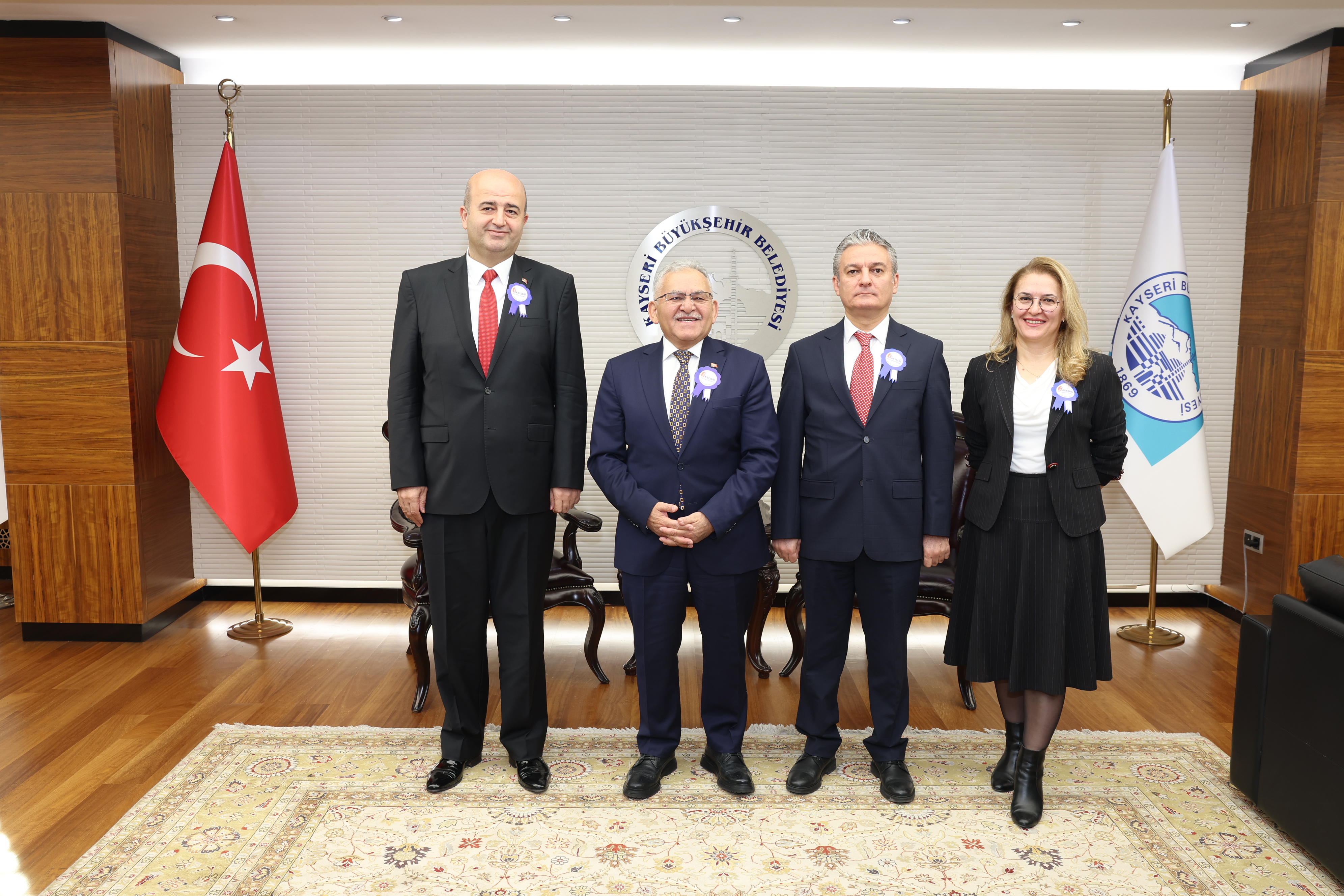 Başkan Büyükkılıç, Kayseri Vergi Dairesi Başkanı Kaya’yı ağırladı