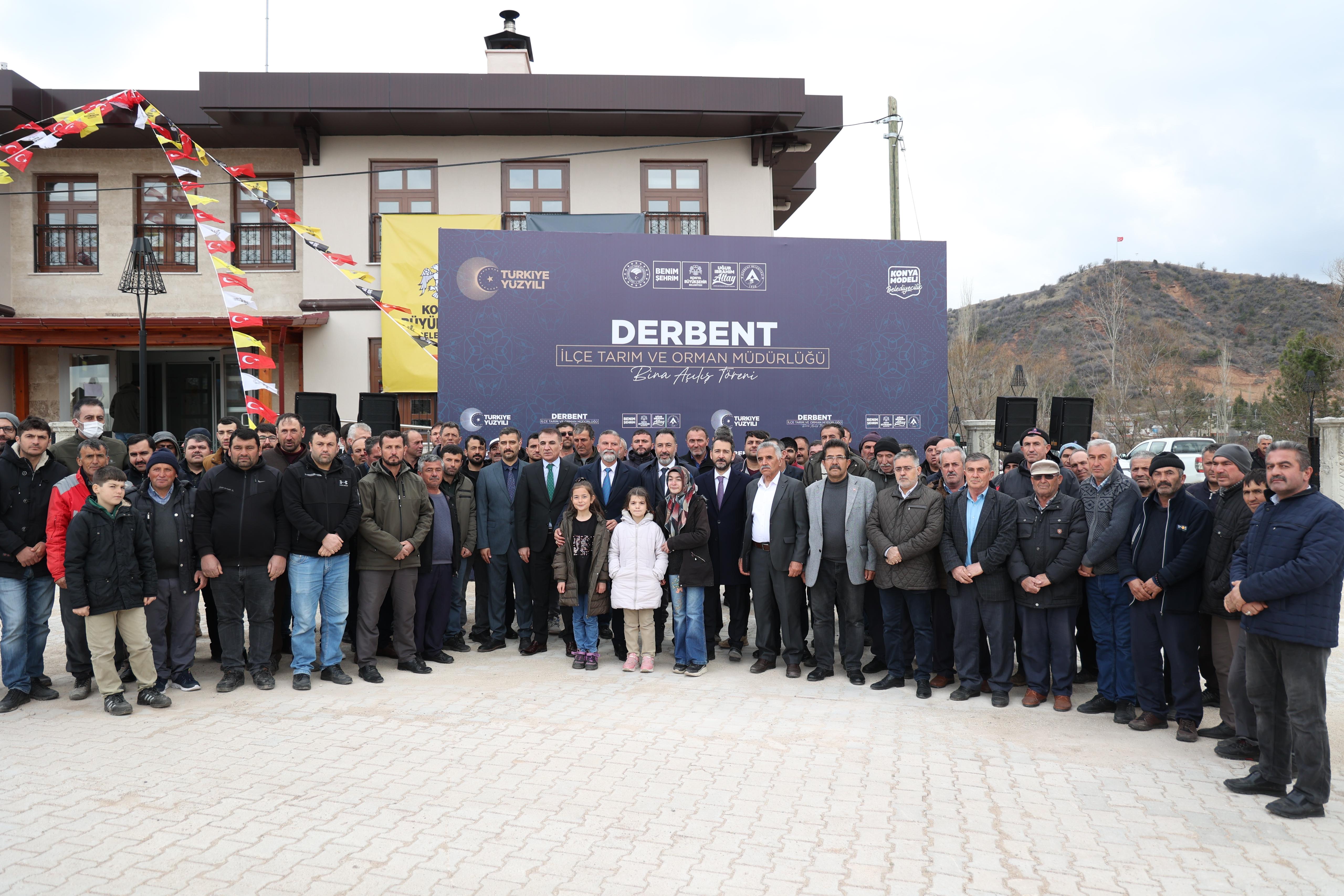 Derbent’te İlçe Tarım ve Orman Müdürlüğü binasının açılışı yapıldı