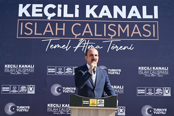 Başkan Altay, Keçili Kanalı Islah Projesi’nin temelini attı