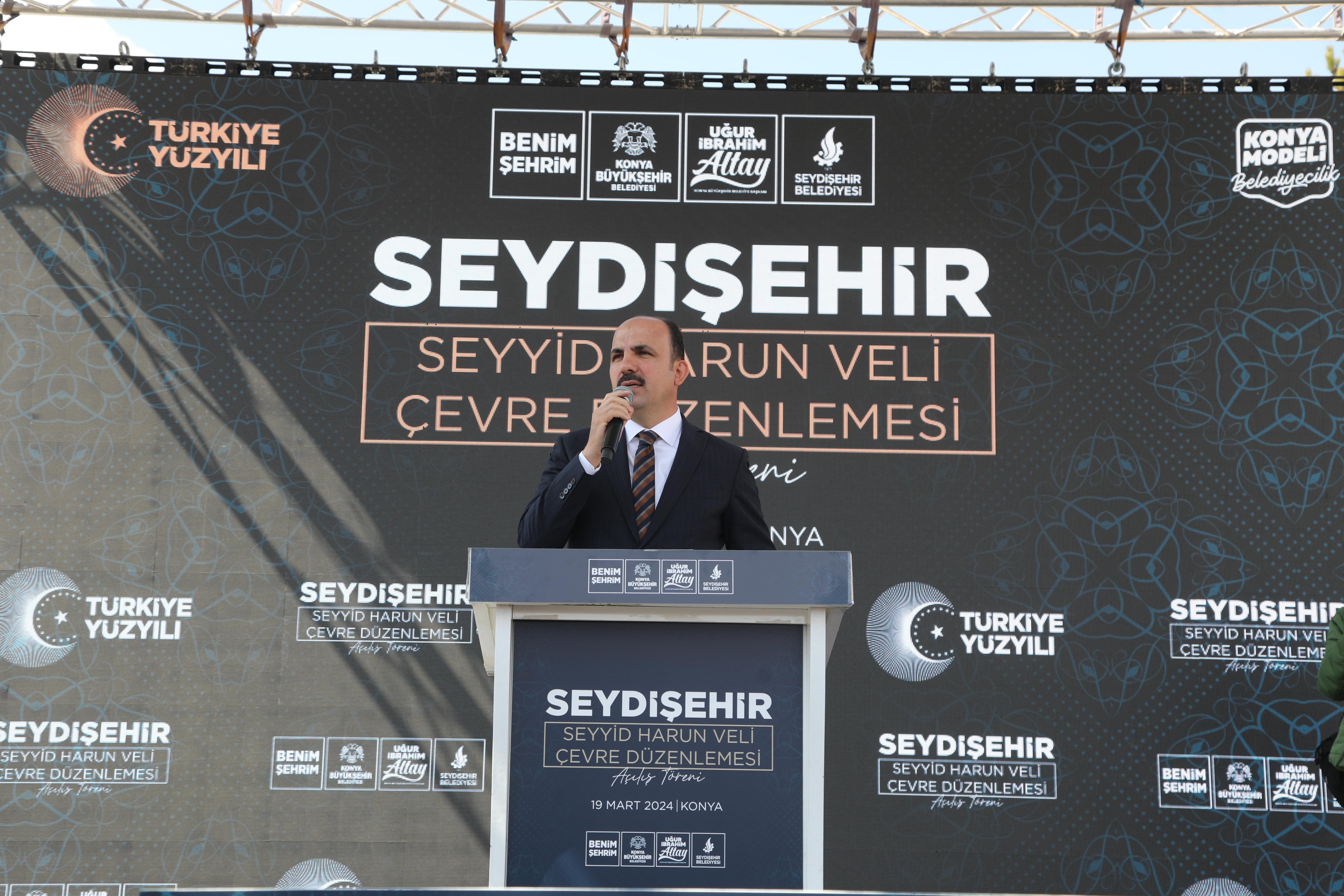 Seyyid Harun Veli Çevre Düzenlemesi’nin ikinci etabı açıldı