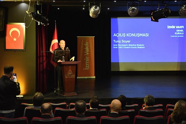 Başkan Soyer, İzmir Vakfı’nın Genel Kurulu’na katıldı