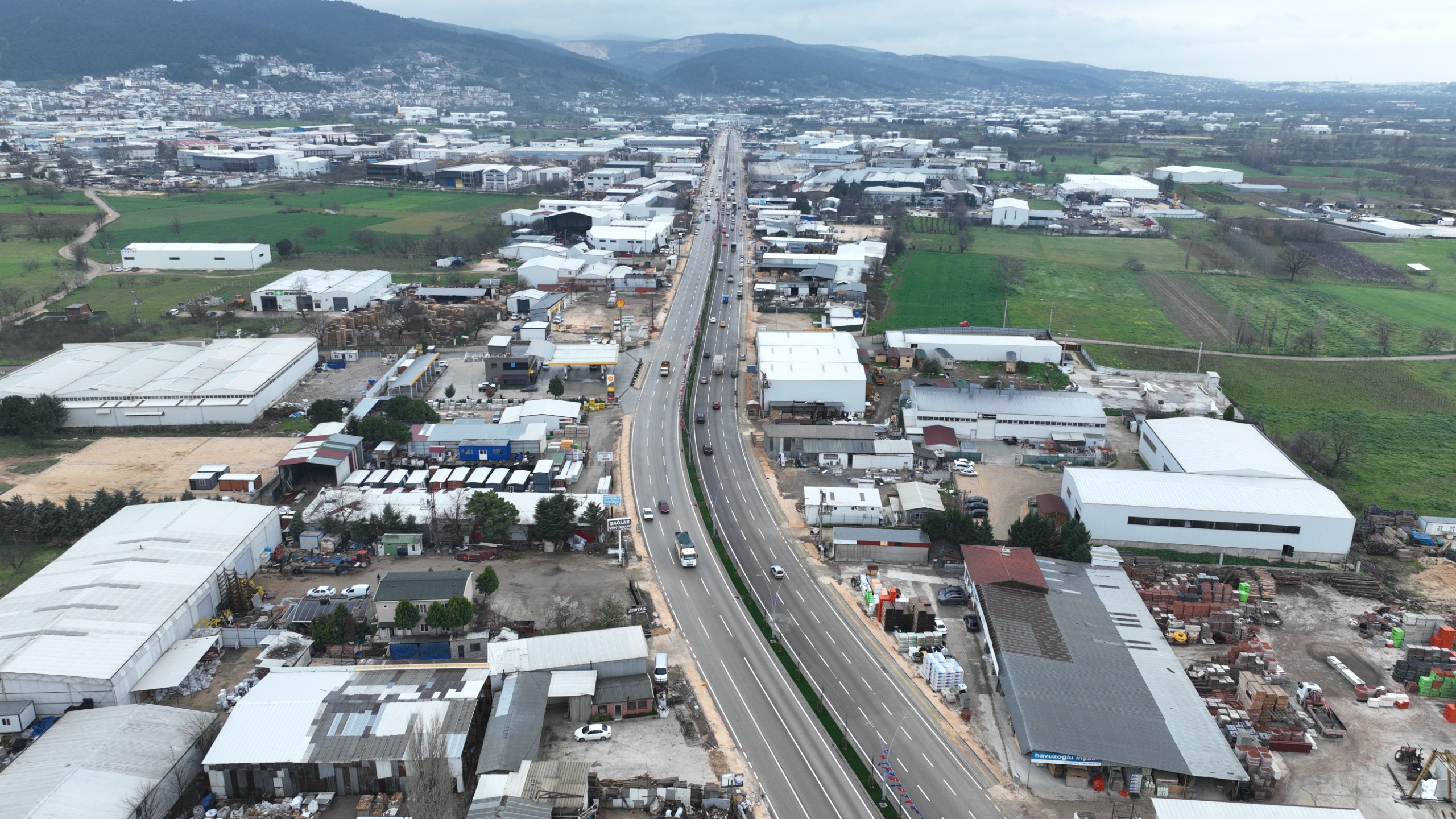 Bursa’da Çalı Yolu’nun 2. etabı hizmete açıldı