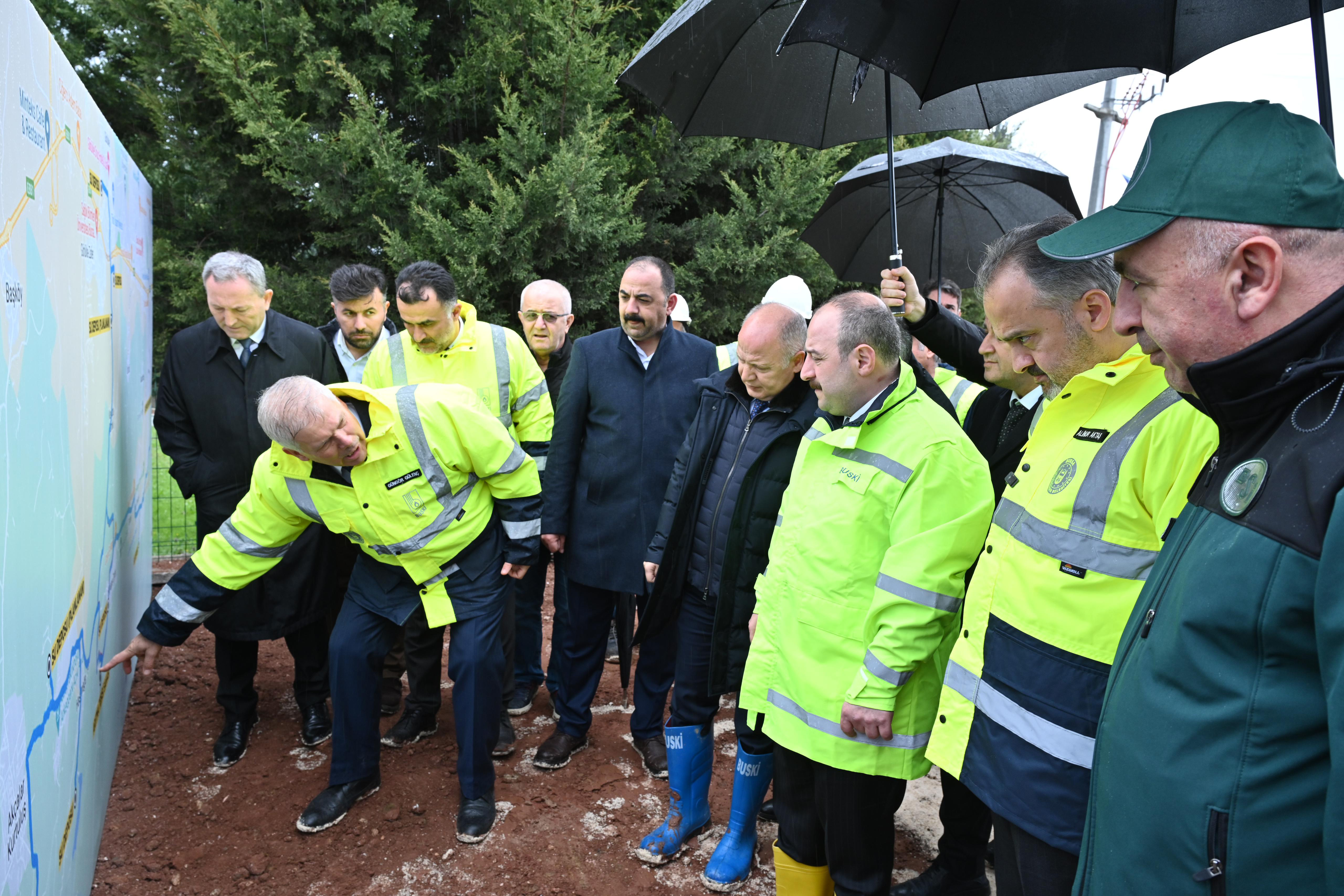 Bursa Çınarcık Barajı’nın imalatı başlatıldı