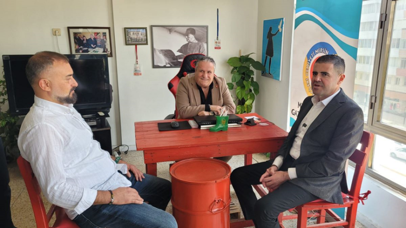 Tuncer, Mersin İnternet Gazeteciler Cemiyetini ziyaret etti