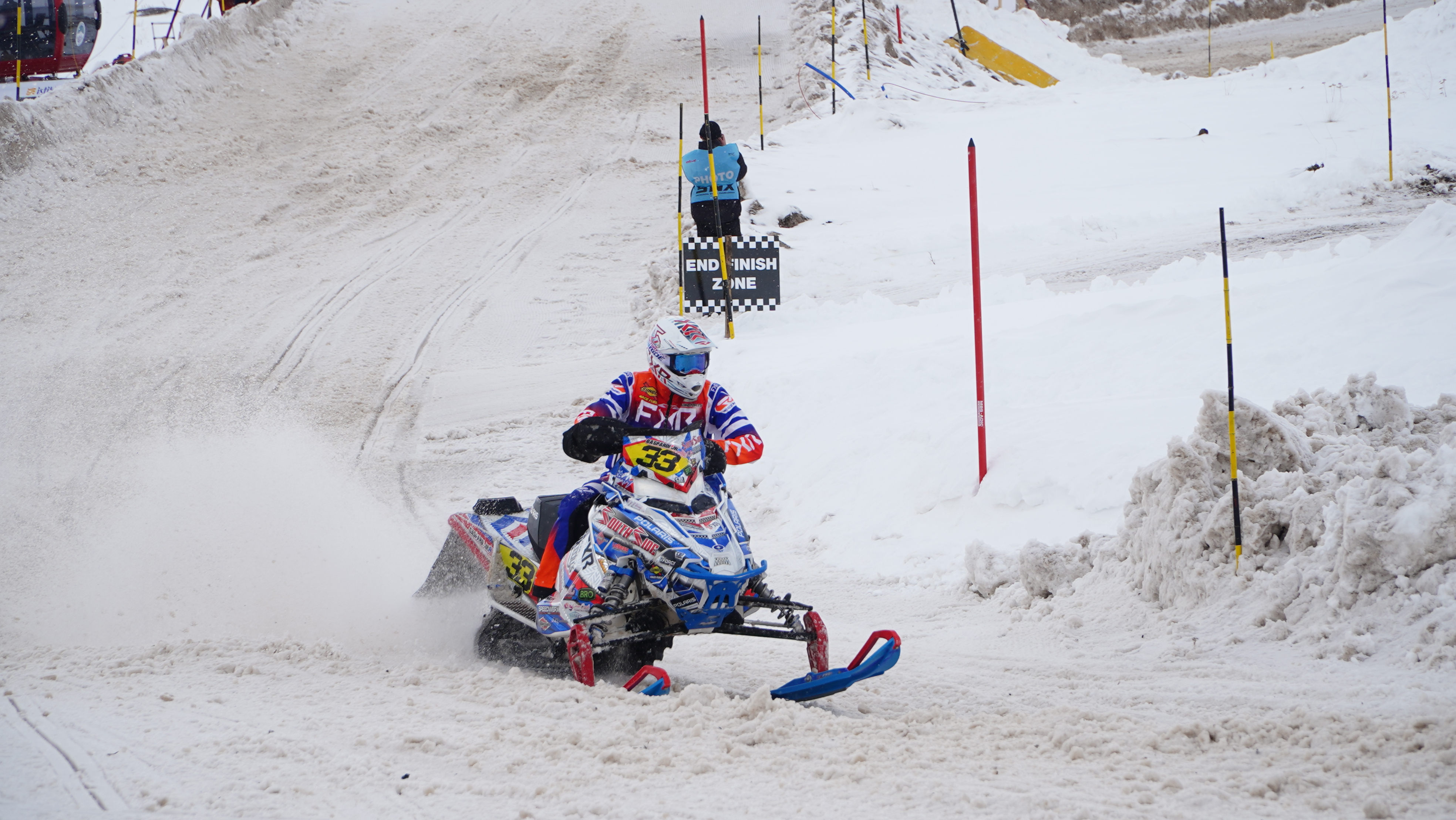 Kayseri’de Dünya Snowcross Şampiyonası düzenlendi