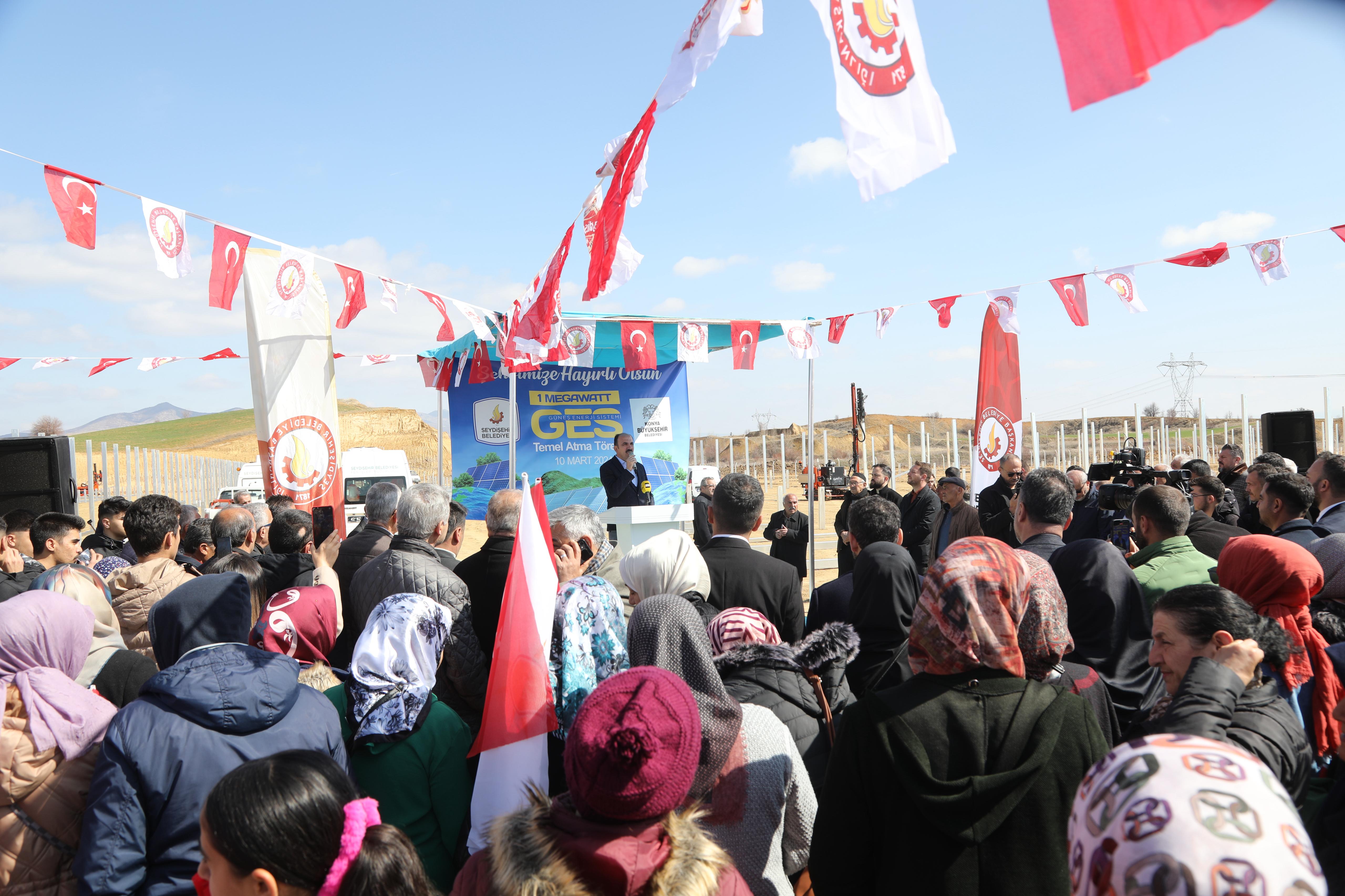 Başkan Altay, Seydişehir GES’İN Temel Atma Programı’na katıldı