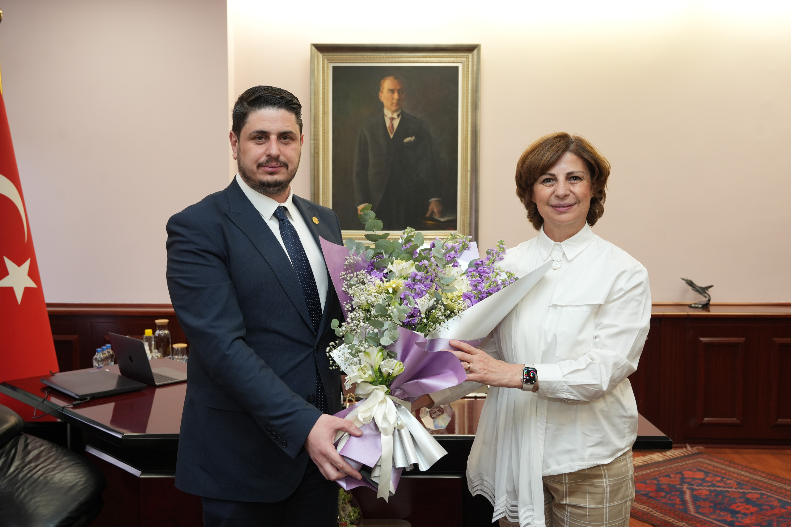 Eskişehirspor yönetimi, Başkan Ünlüce’yi ziyaret etti