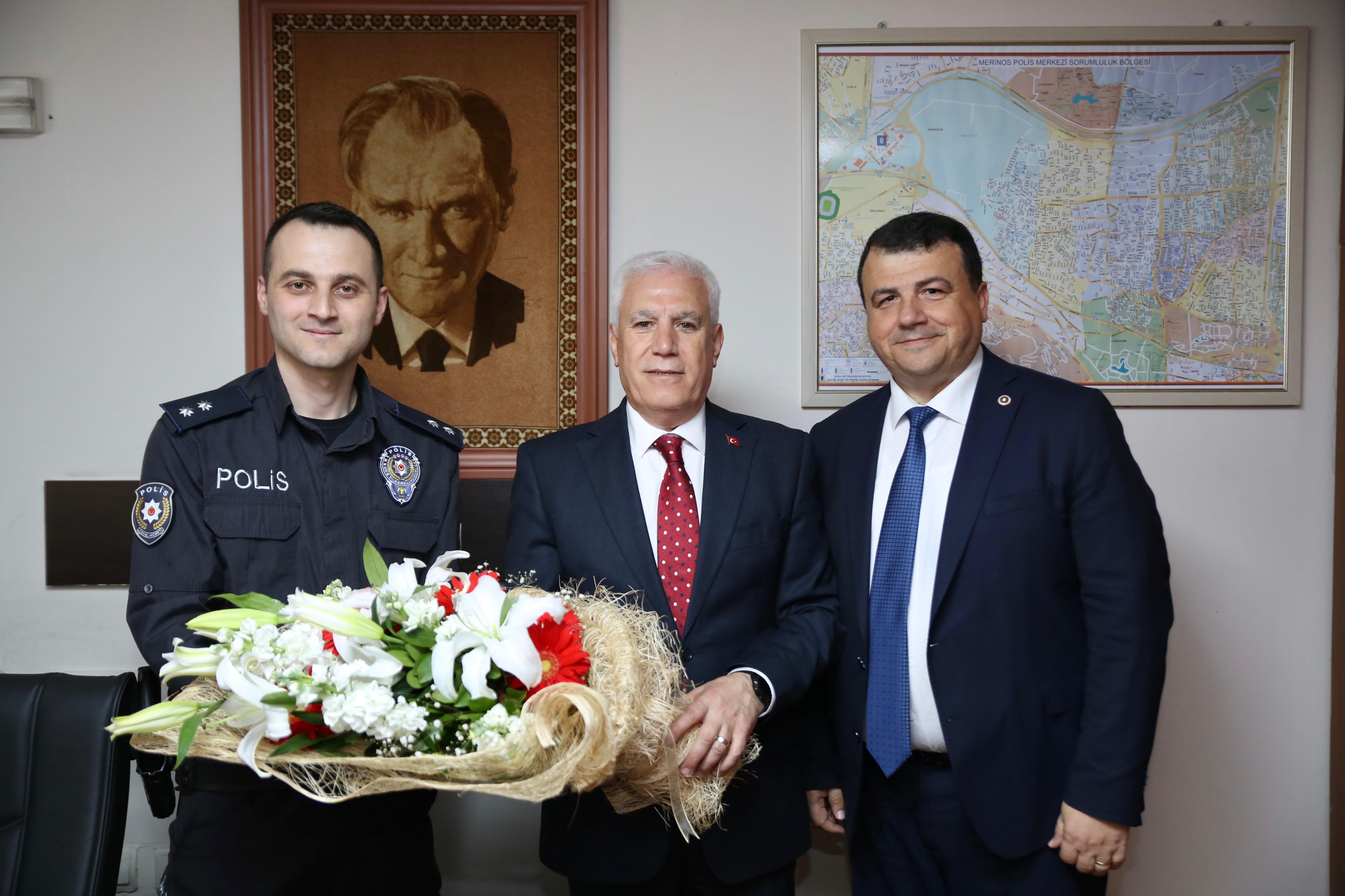 Başkan Bozbey, Polis Teşkilatı’nı ziyaret etti