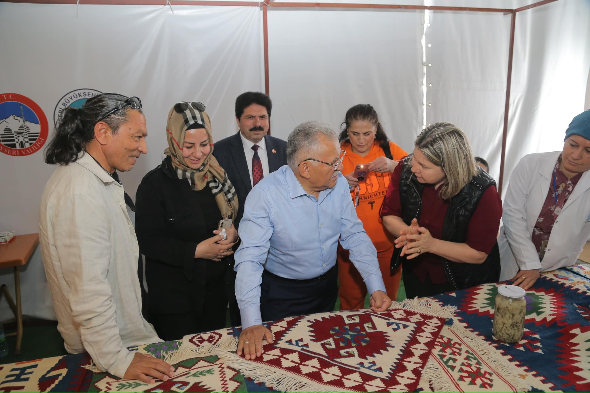 Büyükkılıç’tan Kayseri 2. Kadın Kooperatifleri Fuarı ve Yöresel Ürünler Fuarı’na ziyaret