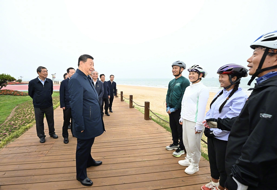 Xi Jinping, Shandong eyaletini ziyaret etti
