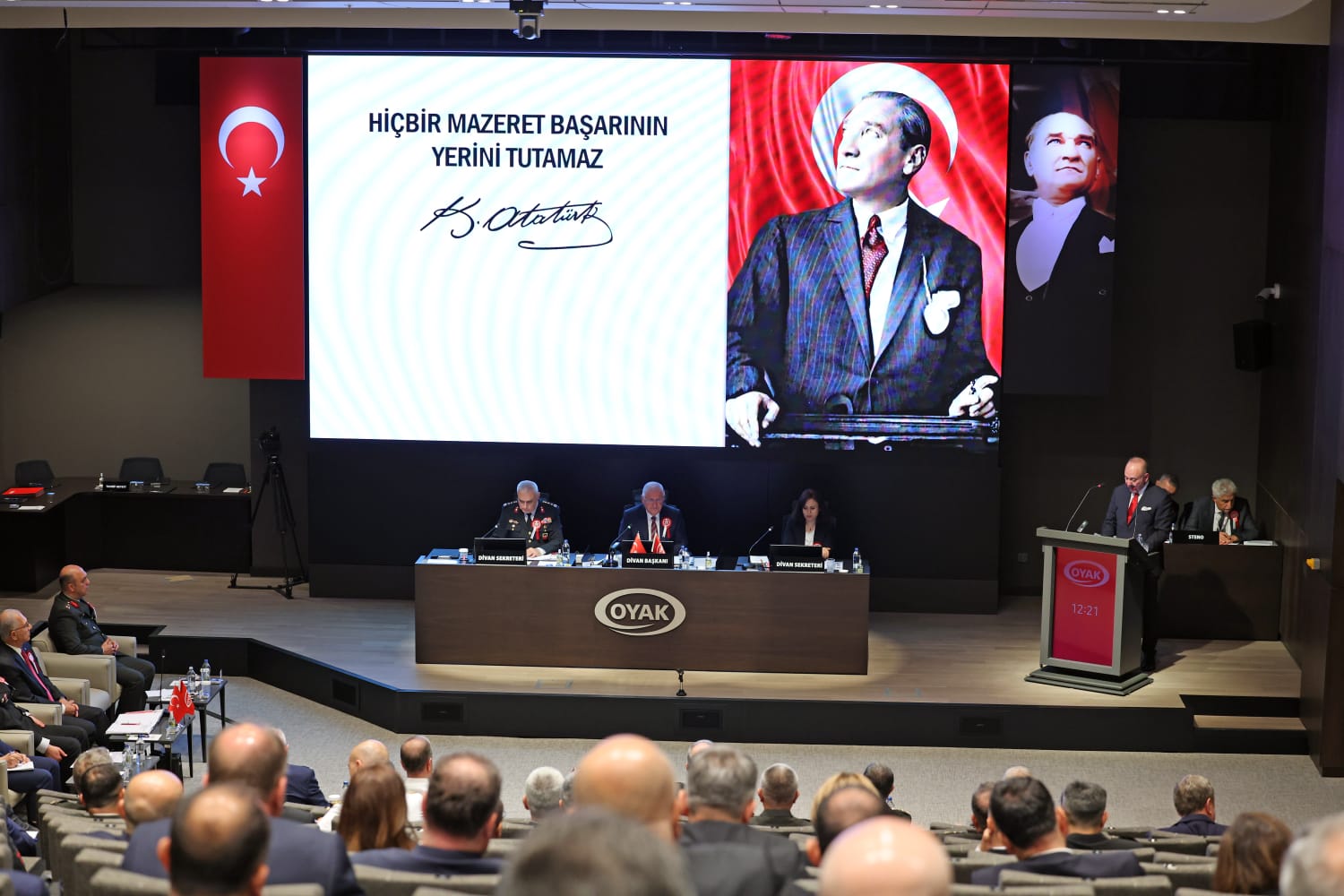 Bakan Güler, OYAK’ın 64’üncü genel kurulunda divan başkanlığı yaptı
