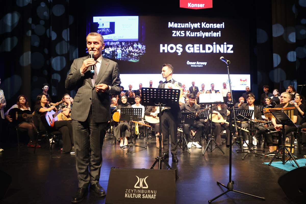 Zeytinburnu Kültür Sanat 15. dönem kursiyerlerini mezun etti