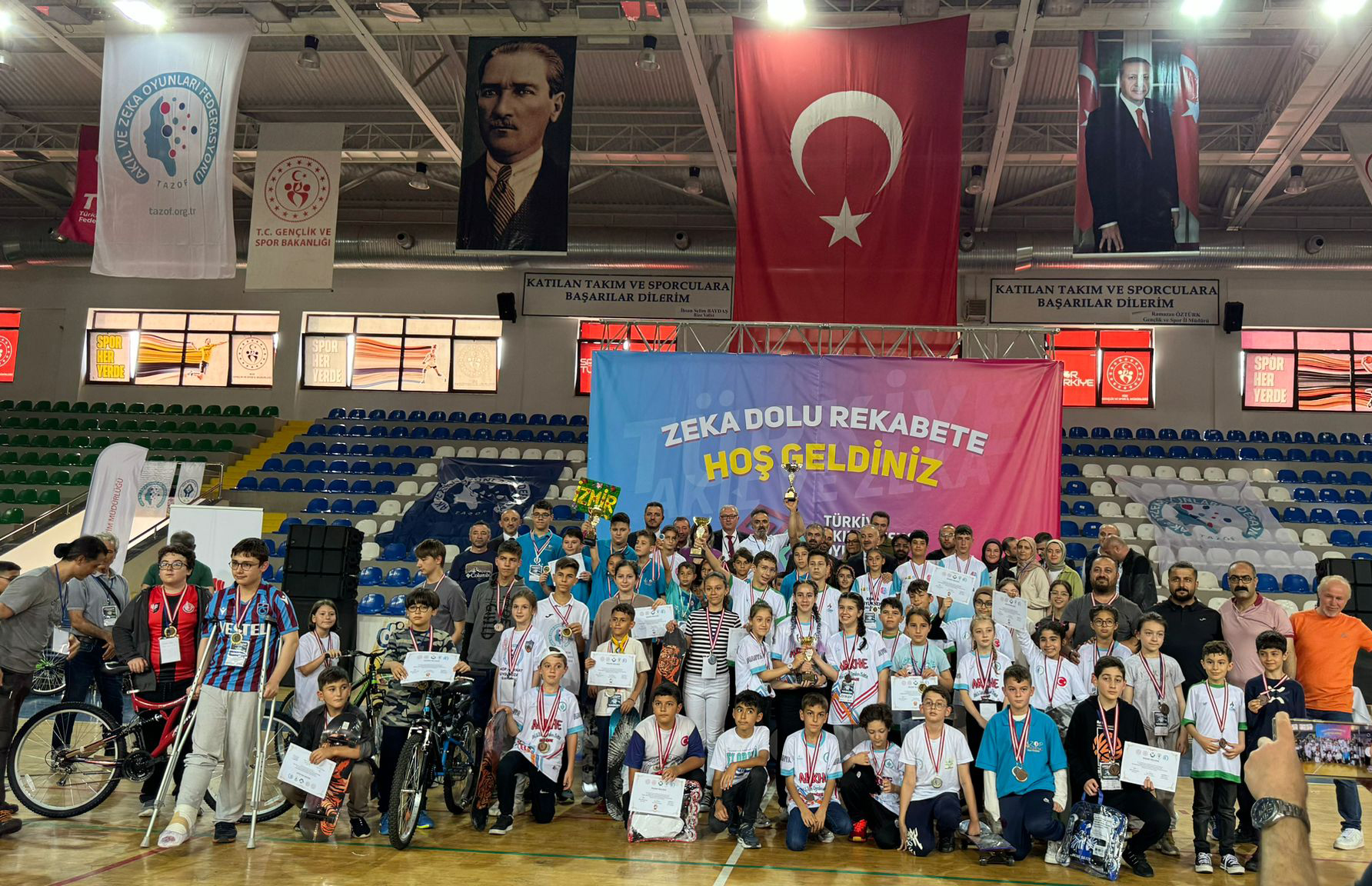 Konyalı öğrenciler, Türkiye 6. Akıl ve Zeka Oyunları Finalleri’nde şampiyon oldu