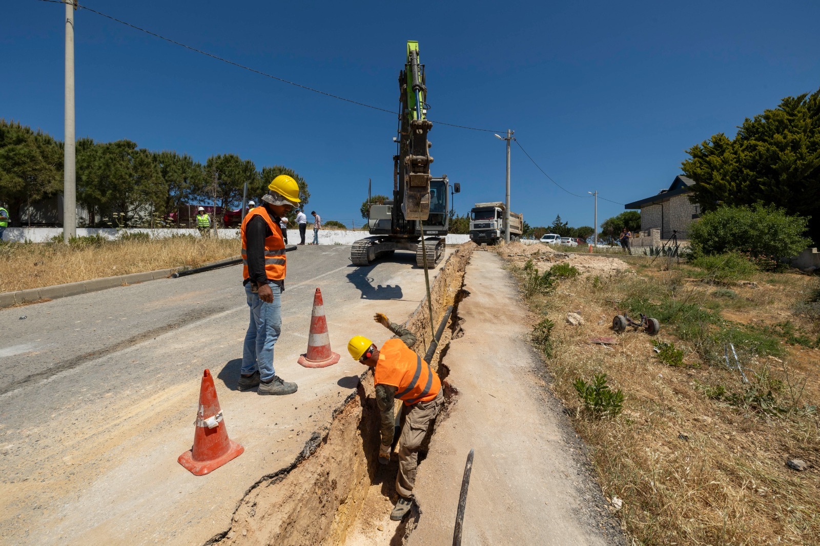 İZSU, Çeşme’de içme suyu yatırımlarına devam ediyor