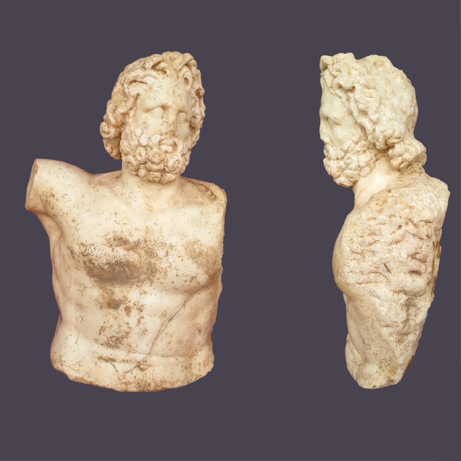 Roma İmparatorluk Dönemi’ne ait keşfedilen heykeller korunuyor