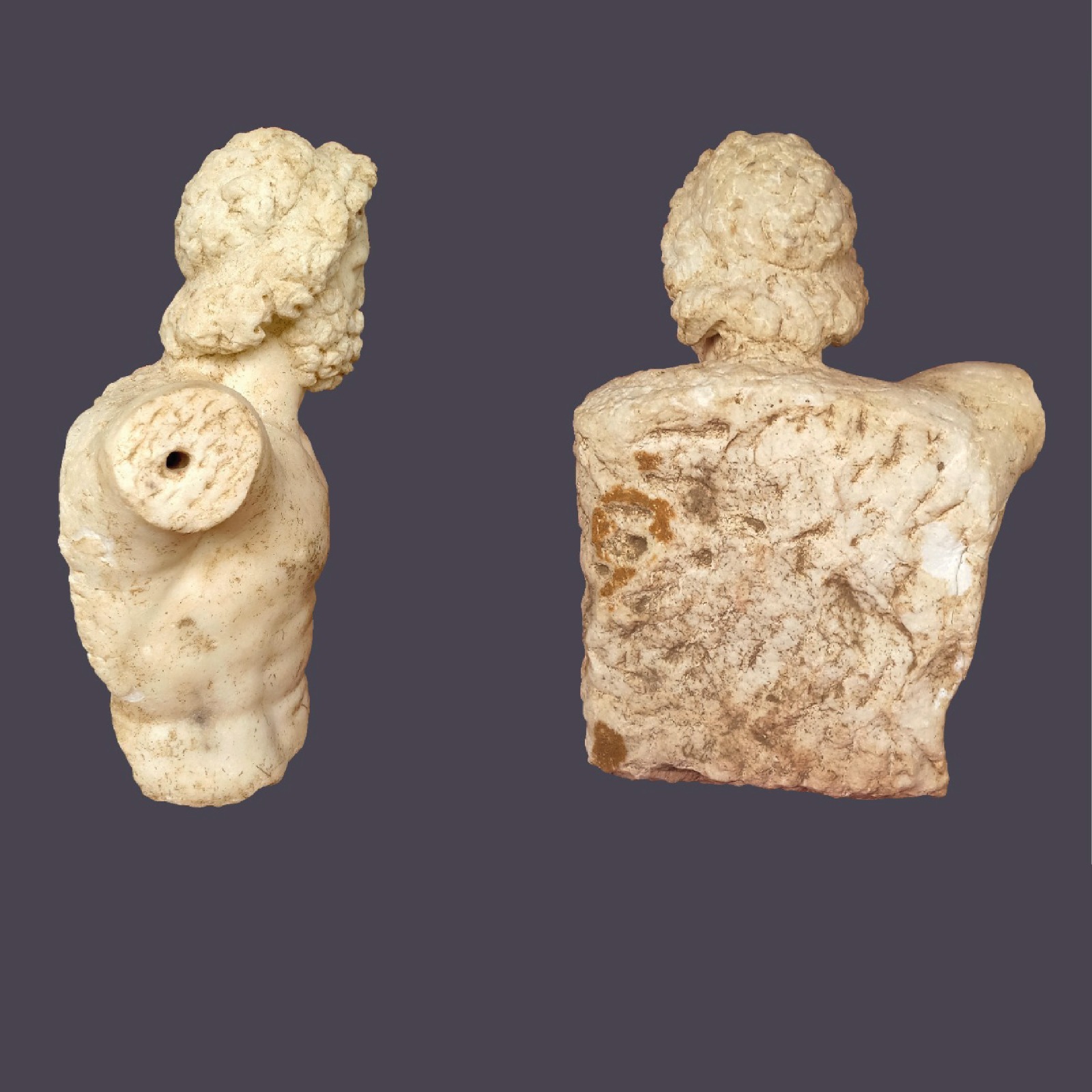 Roma İmparatorluk Dönemi’ne ait keşfedilen heykeller korunuyor