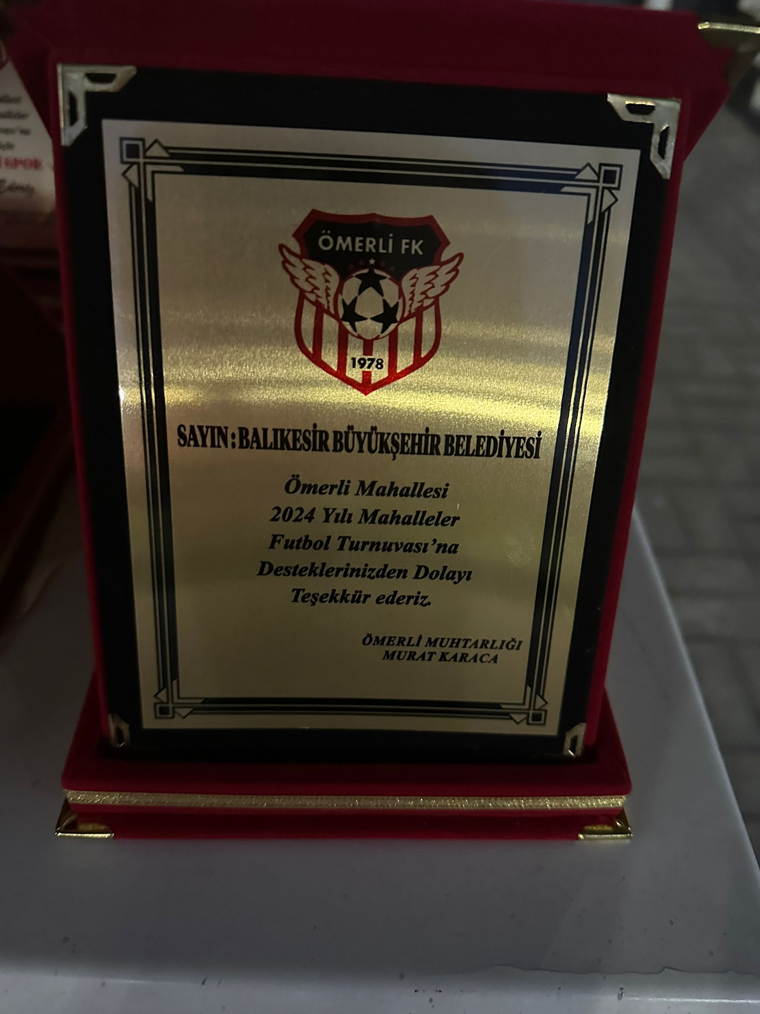 Balıkesir Büyükşehir Belediyesi’nden Mahalleler Arası Futbol Turnuvasına destek