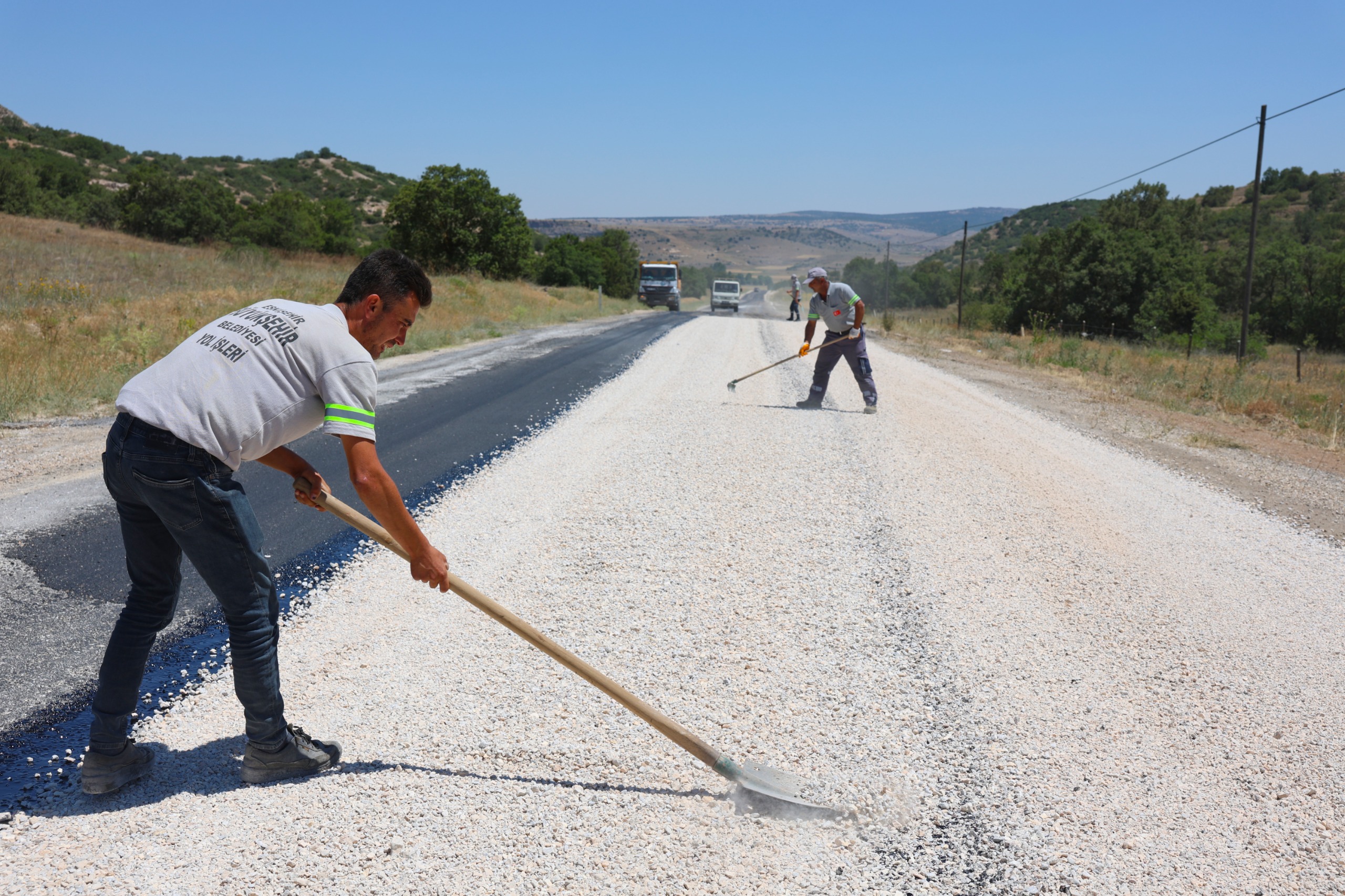 Eskişehir’de sathi kaplama çalışmaları tamamlandı