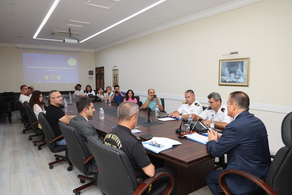 Muğla’da Huzuru Güvenlik Bilgilendirme Toplantısı yapıldı