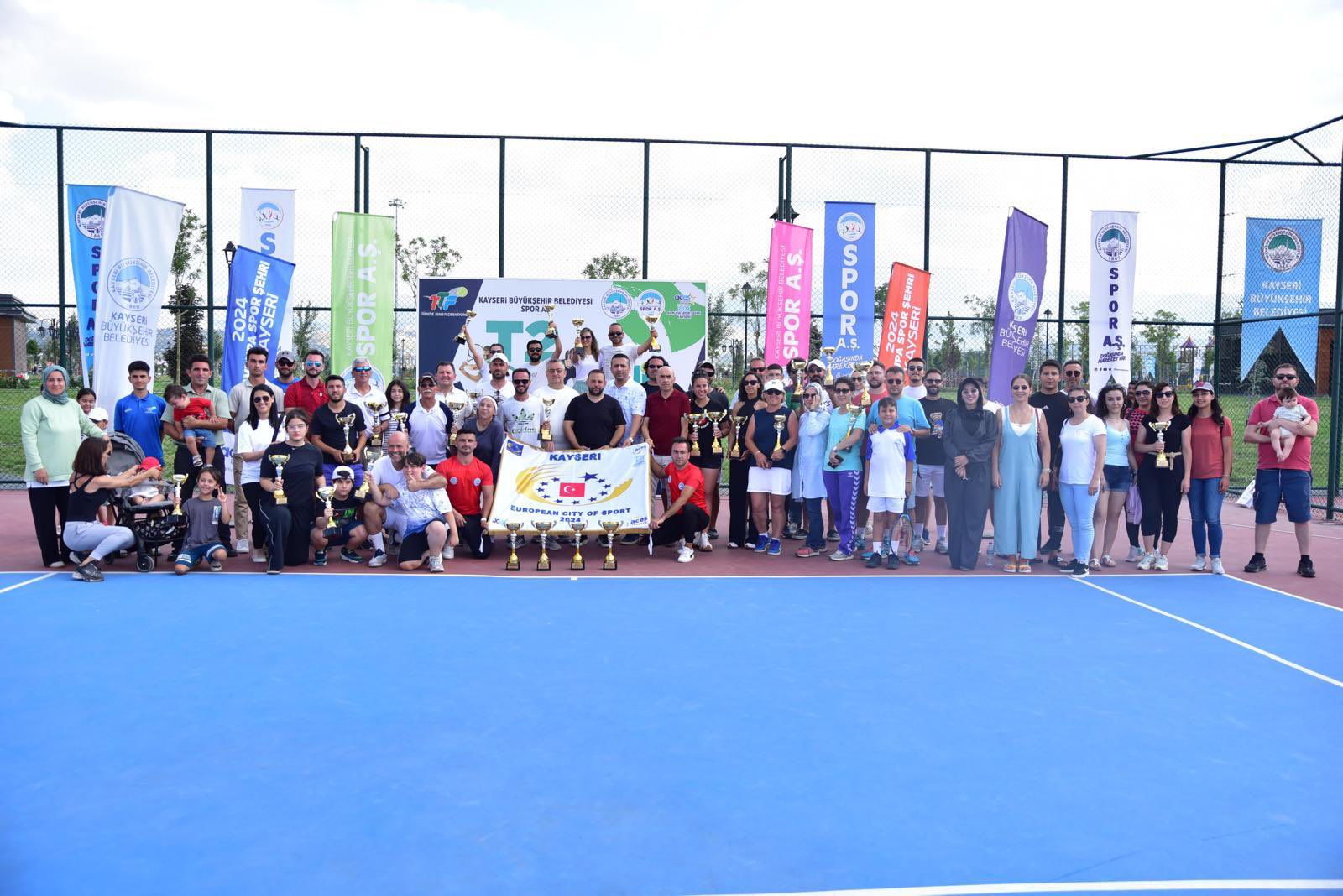 Kayseri’de T200 Master Tenis Turnuvası sona erdi