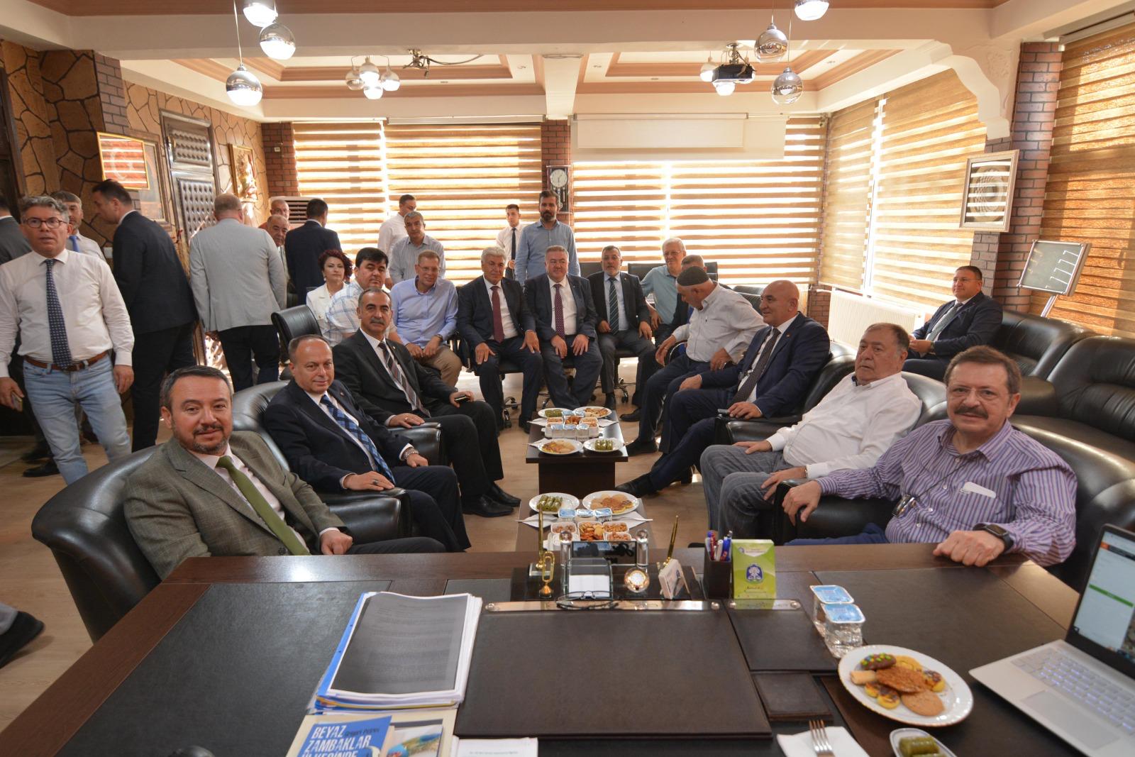 TOBB Başkanı Hisarcıklıoğlu’ndan Başkan Öztaş’a ziyaret