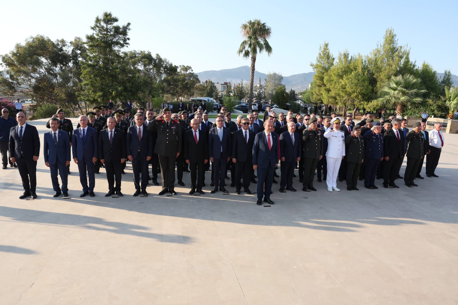 Bakan Güler, Mutlu Barış Harekatı’nın 50’nci yıl dönümü nedeniyle KKTC’ye gitti