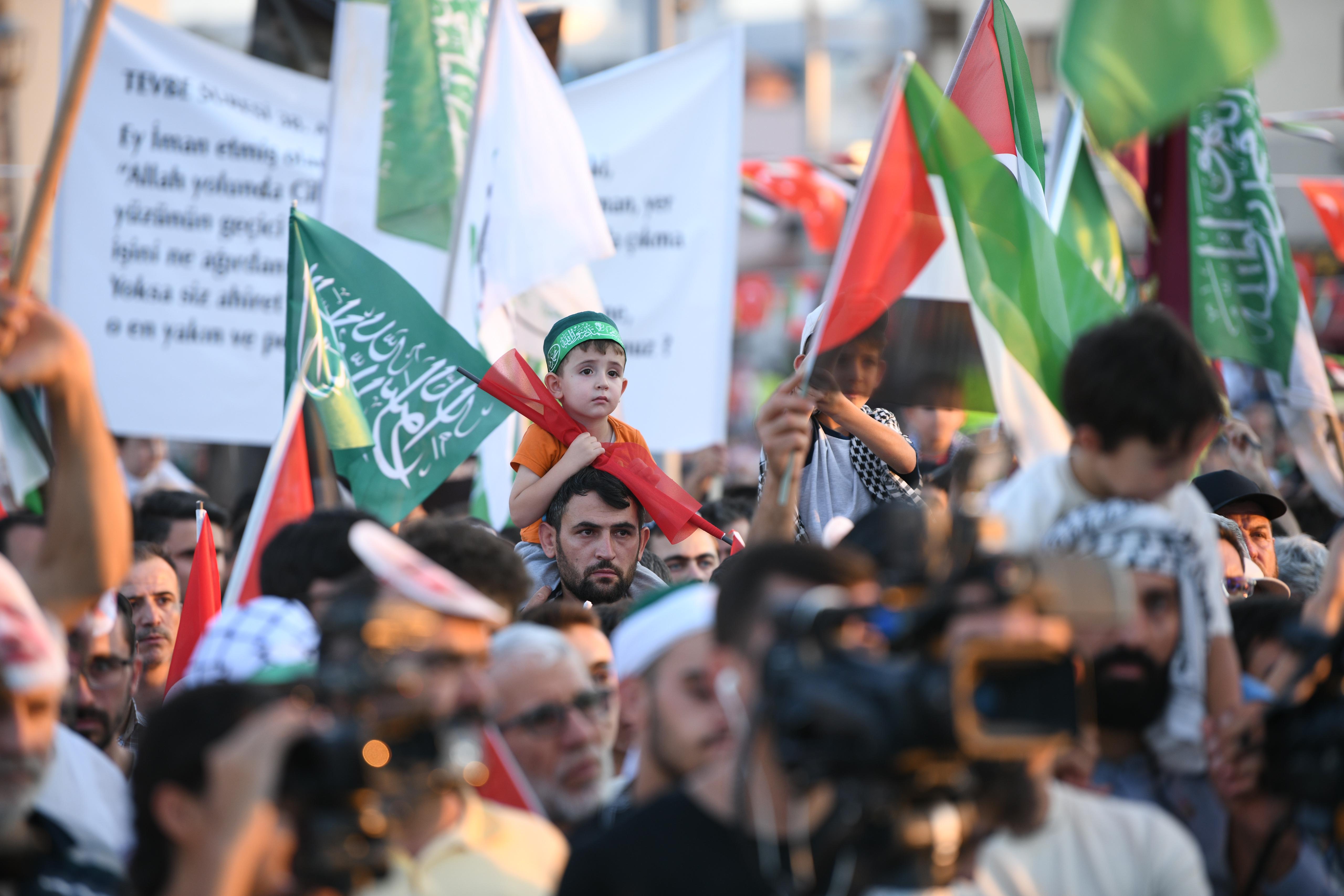 Konya’da “Özgürlük Tufanı Zaferine Kadar Gazze Mitingi” düzenlendi