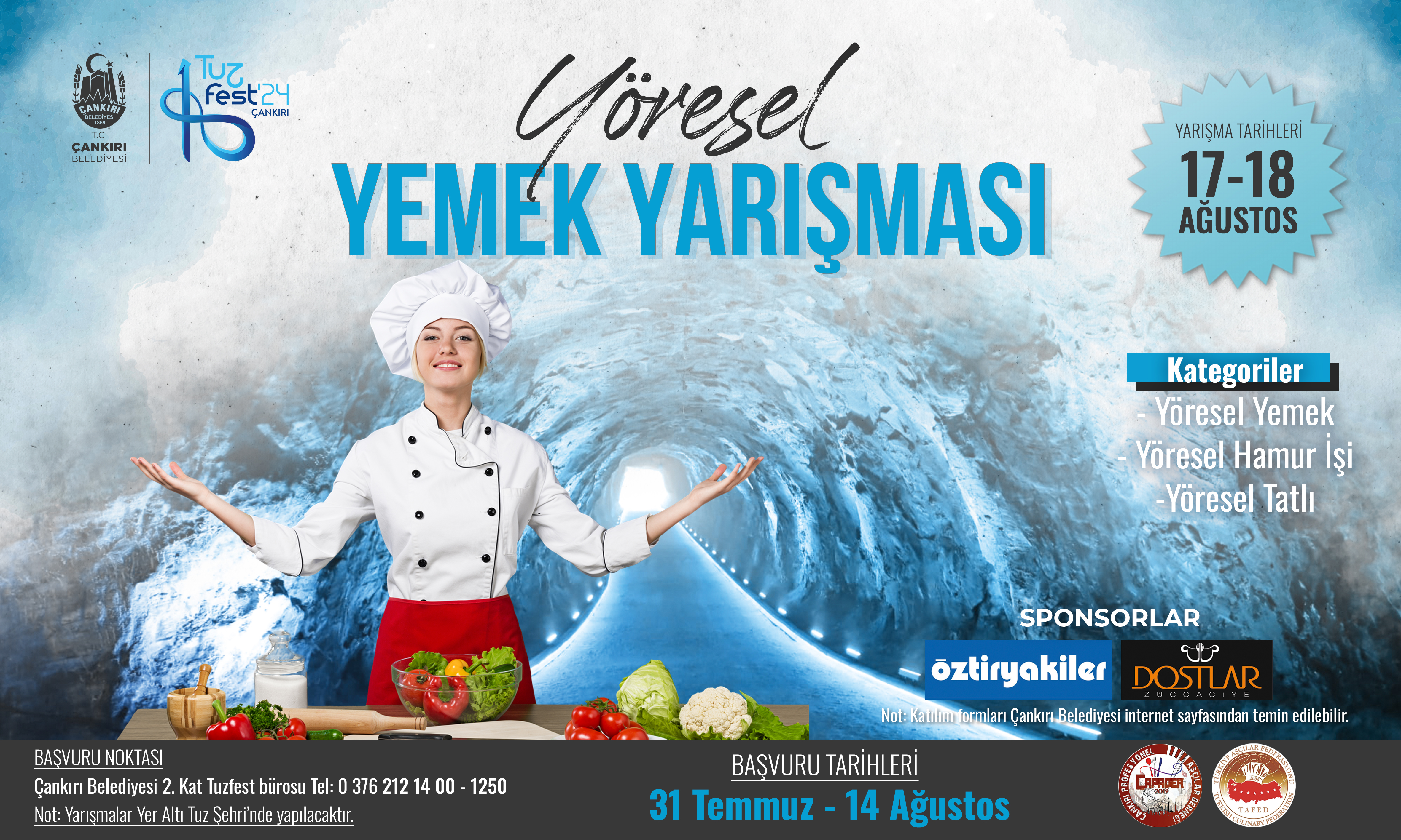 Çankırı’da “Yöresel Yemek Yarışması” için başvurular başladı