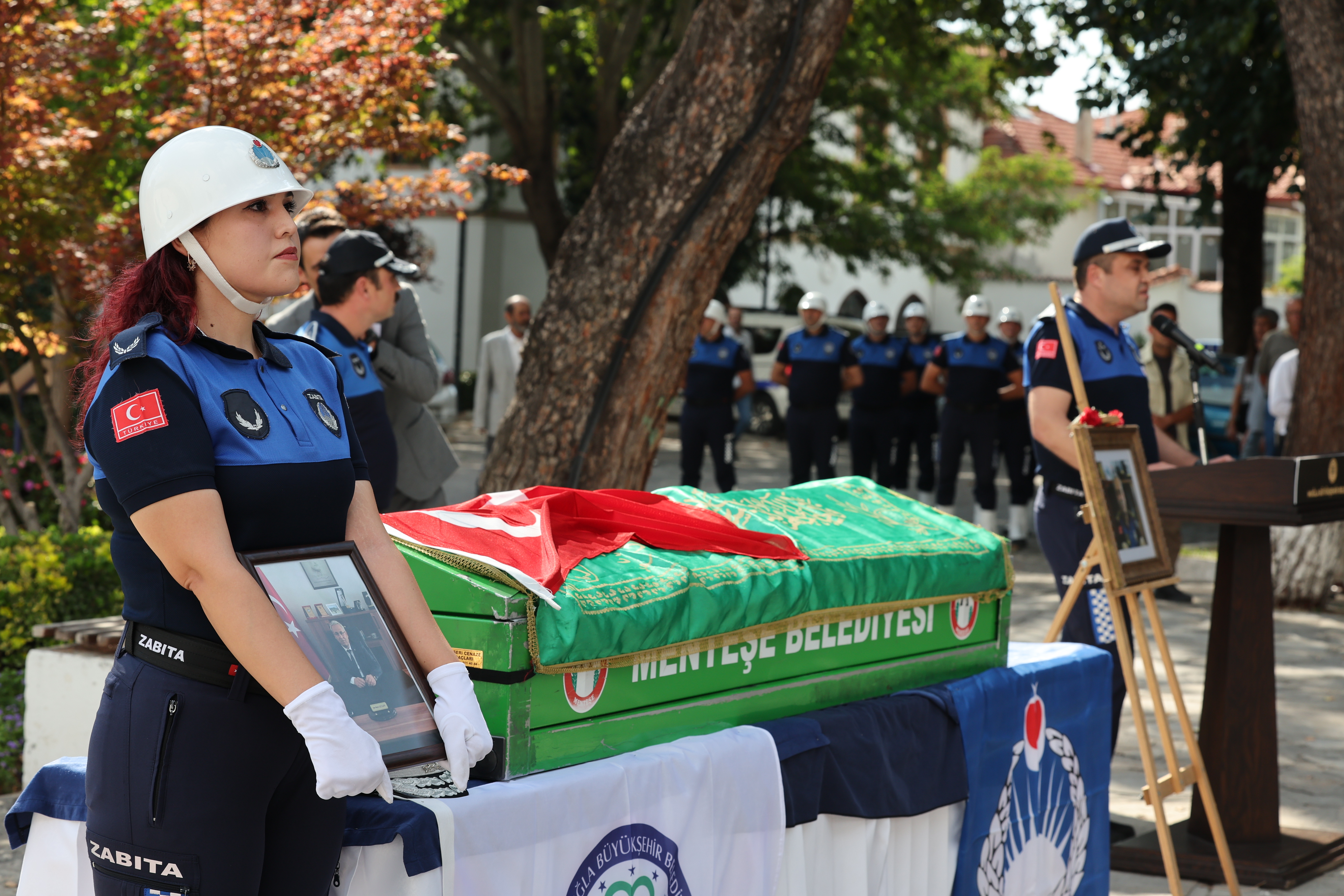 Muğla Büyükşehir Zabıta Daire Başkanı Gülen son yolculuğuna uğurlandı