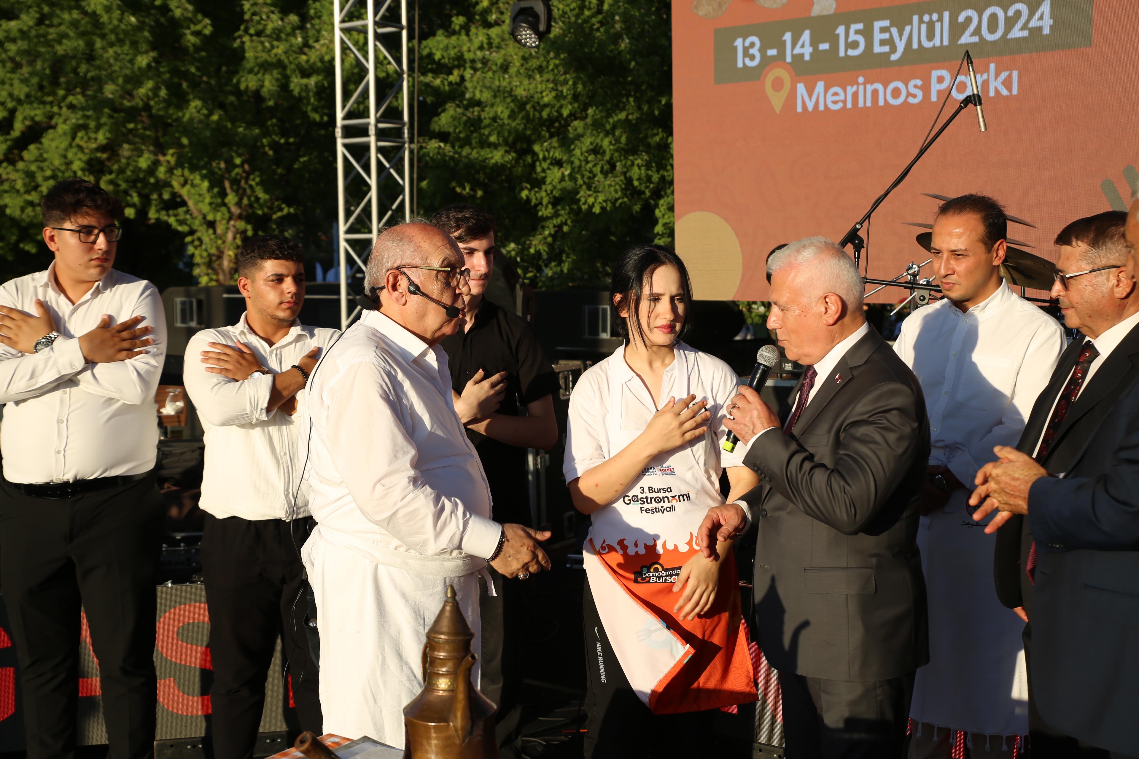 Bursa’nın lezzetleri festivalde vitrine çıktı