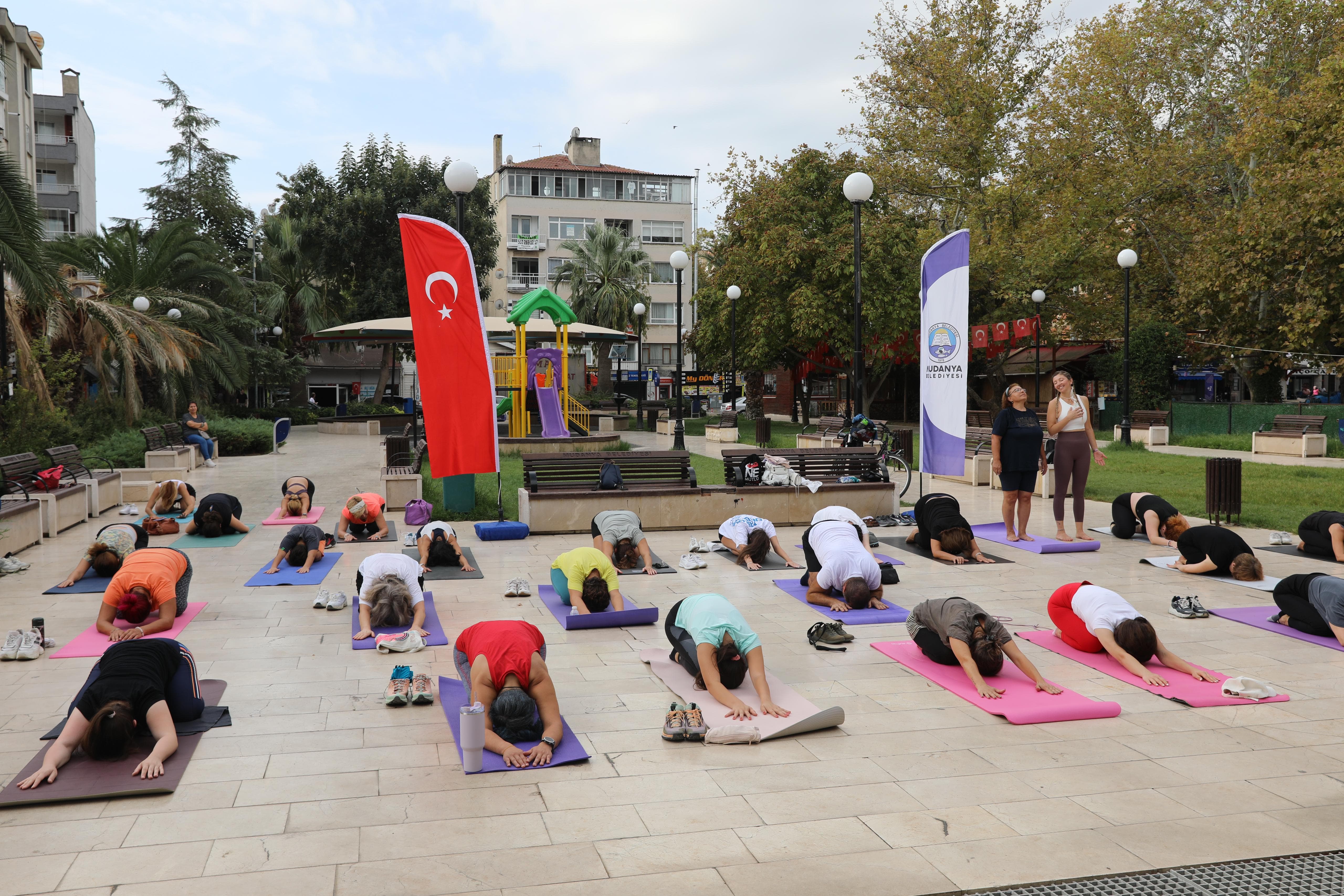 Mudanya’da yoga etkinliği düzenlendi