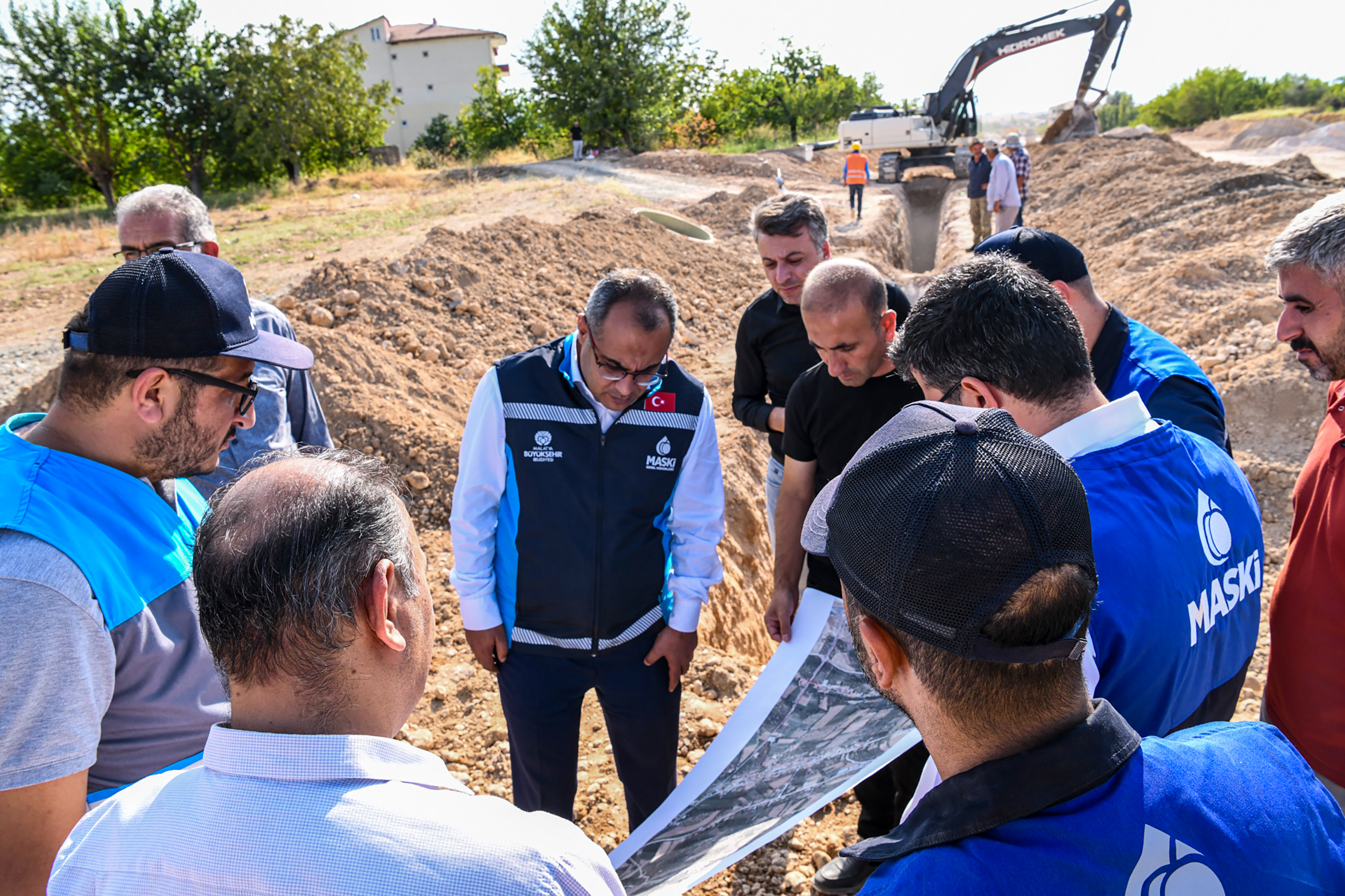 MASKİ, Kuzey Kuşak Yolu’nda altyapı çalışmalarını sürdürüyor