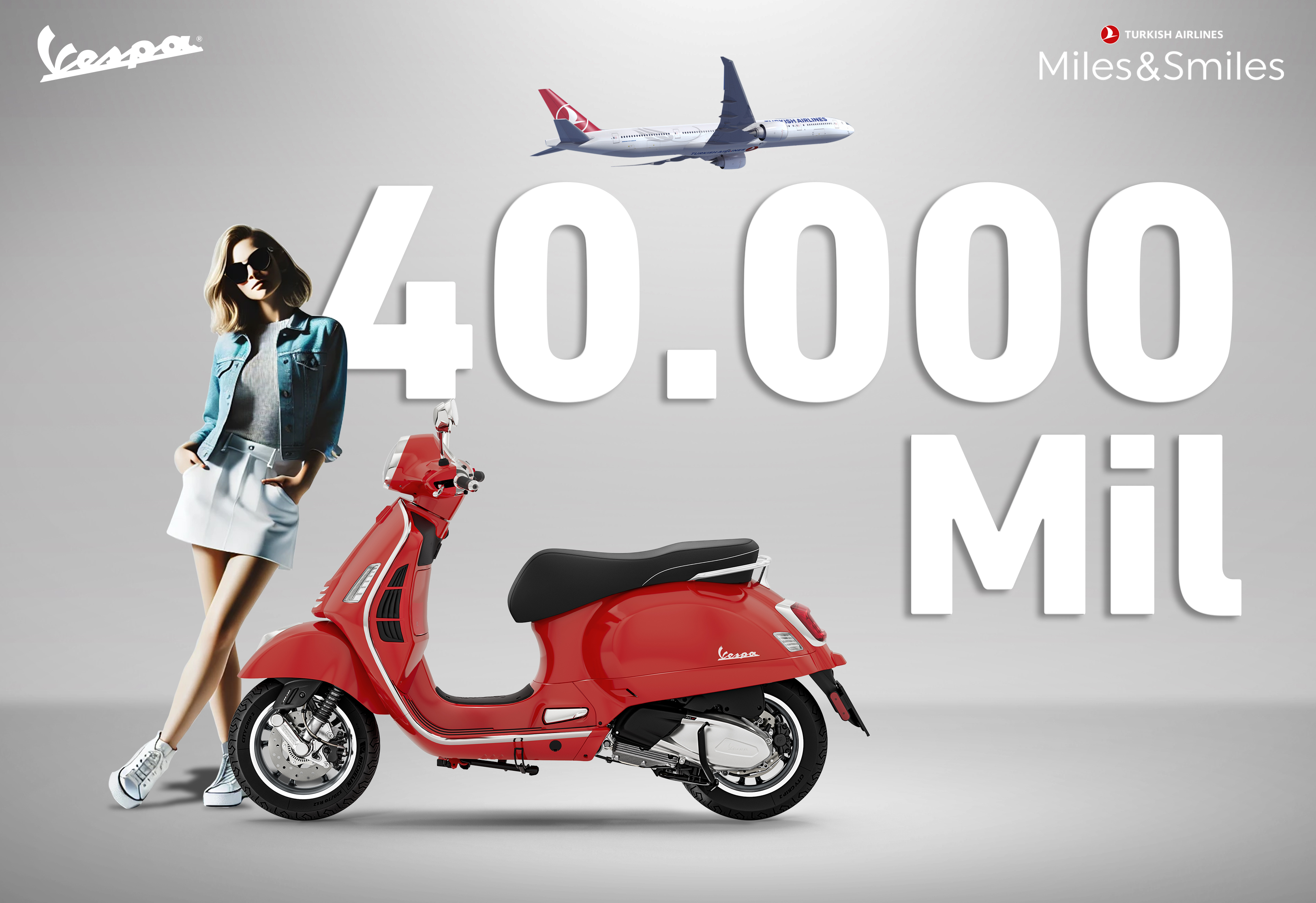 Vespa’dan 40 bin mile varan hediye kampanyası