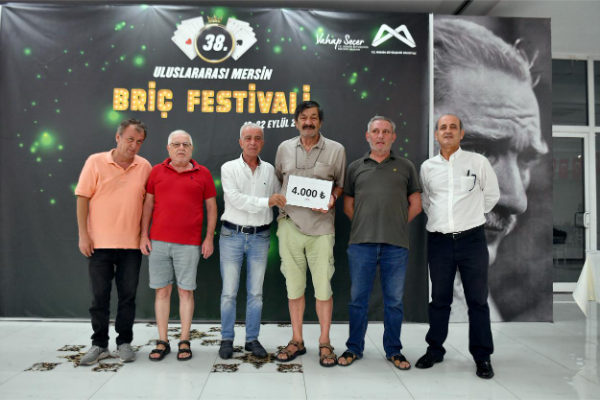 38. Uluslararası Mersin Briç Festivali sona erdi