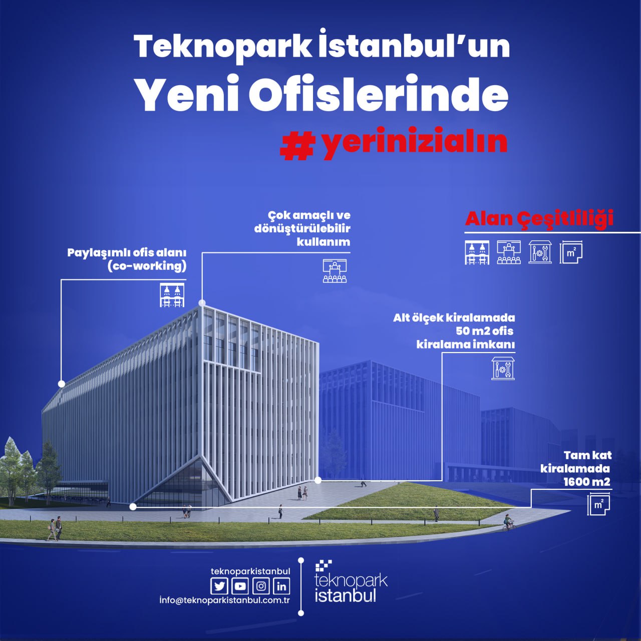 Teknopark İstanbul’da açılan yeni ofisler Ar-Ge firmalarını bekliyor