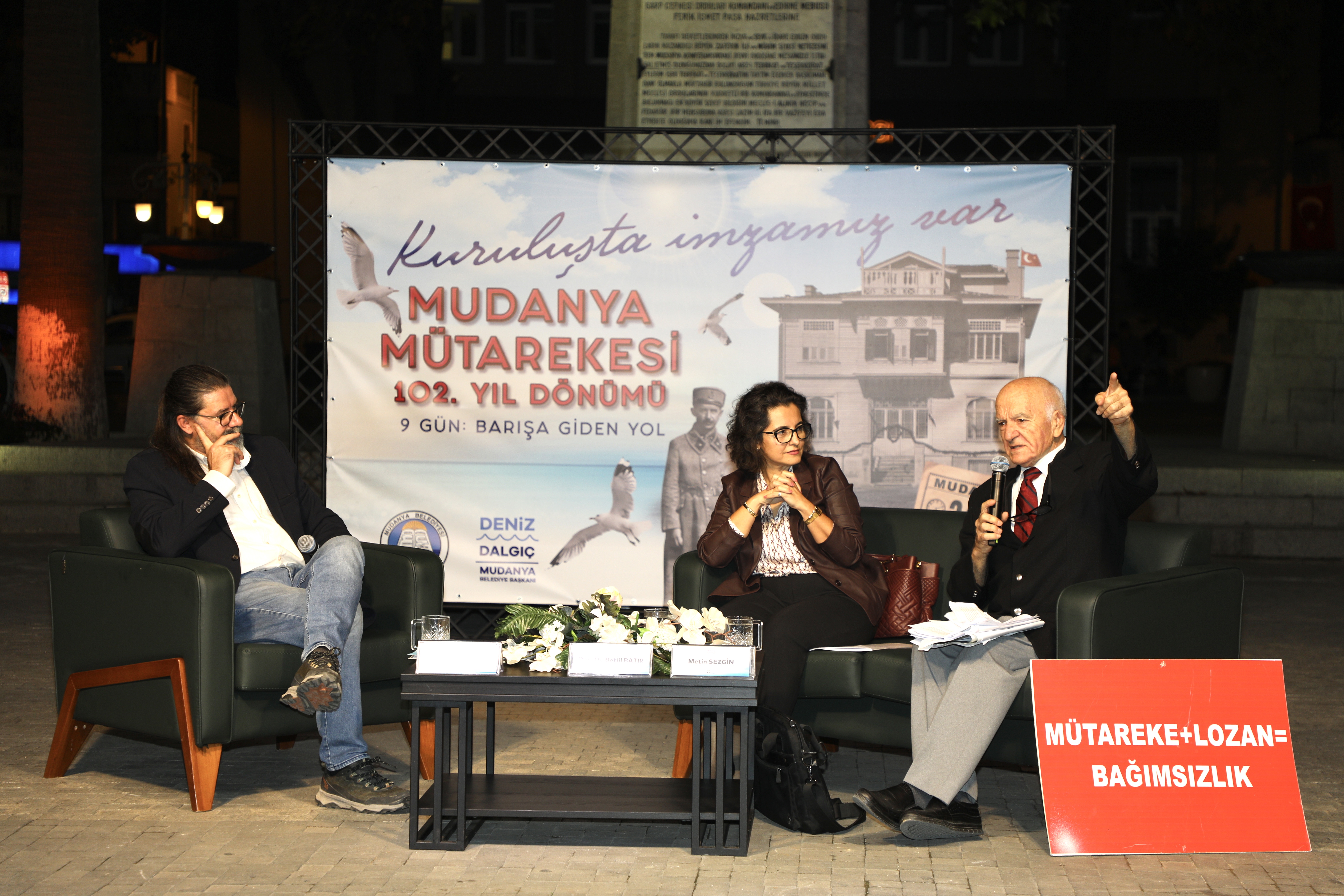 Mudanya’da “Mütareke Günleri” başlıklı söyleşi yapıldı