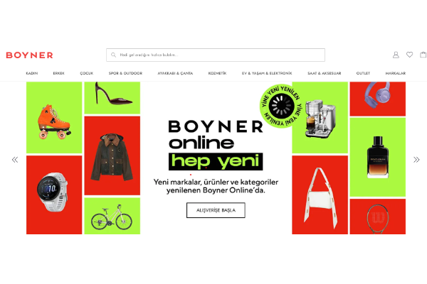 Boyner dönüşümü yepyeni Boyner Online ile devam ediyor