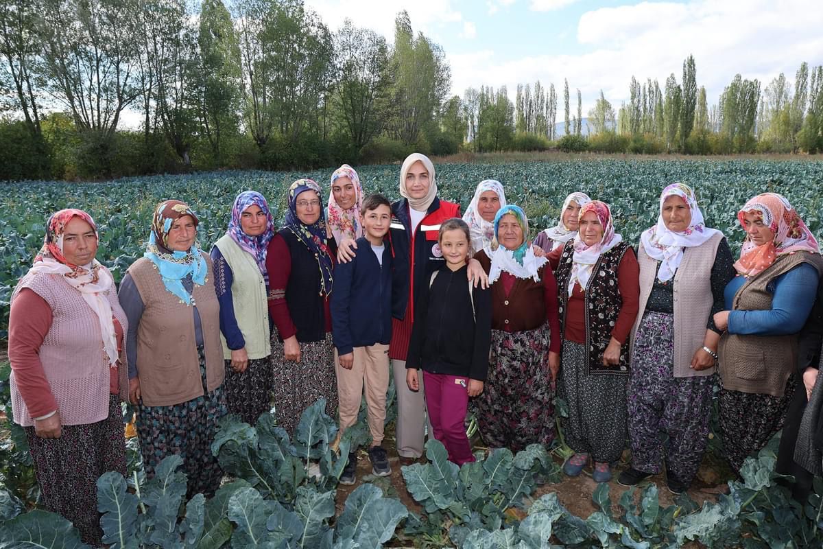 Vali Yiğitbaşı, brokoli hasadına katıldı