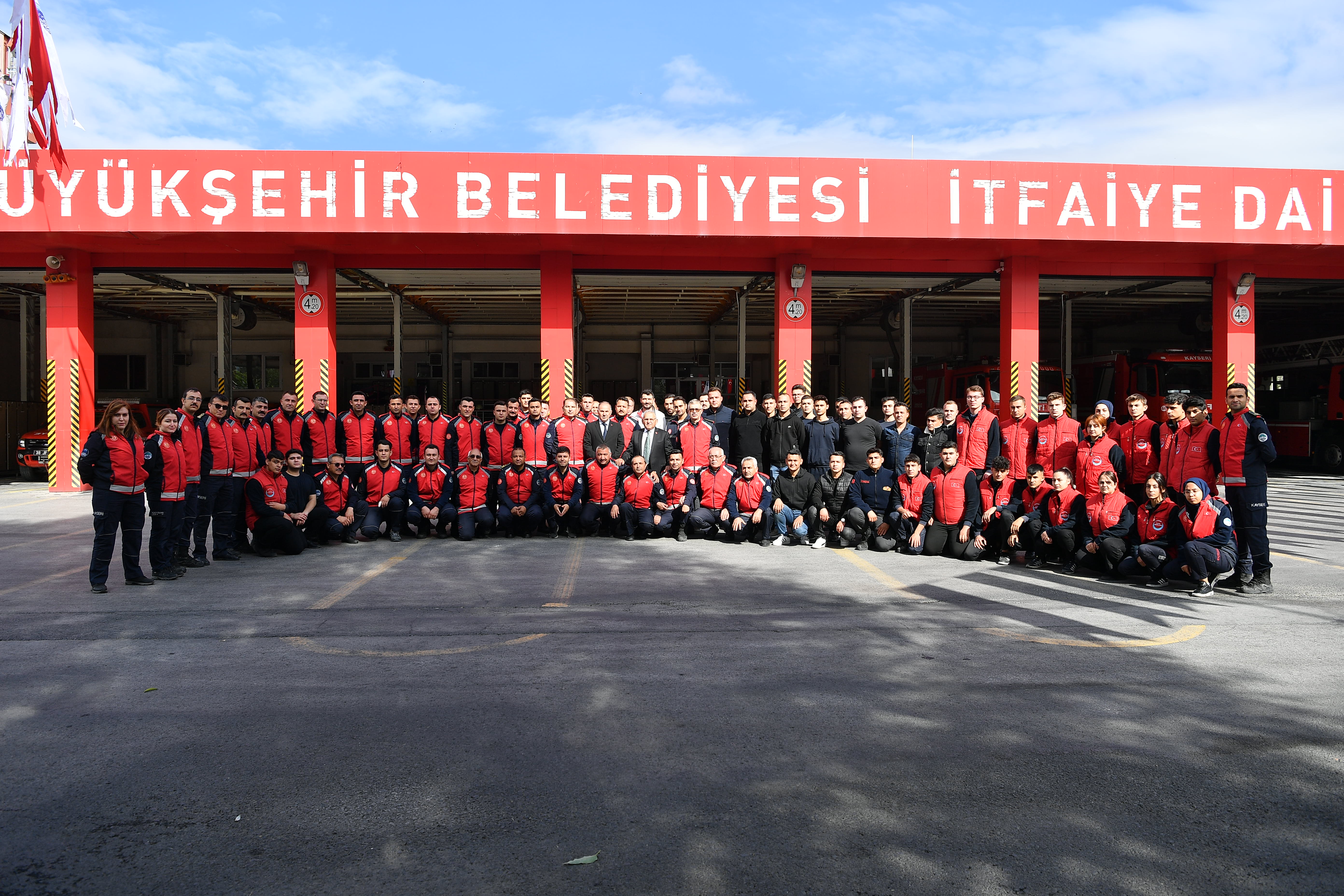 Başkan Büyükkılıç’tan itfaiye personeline ziyaret