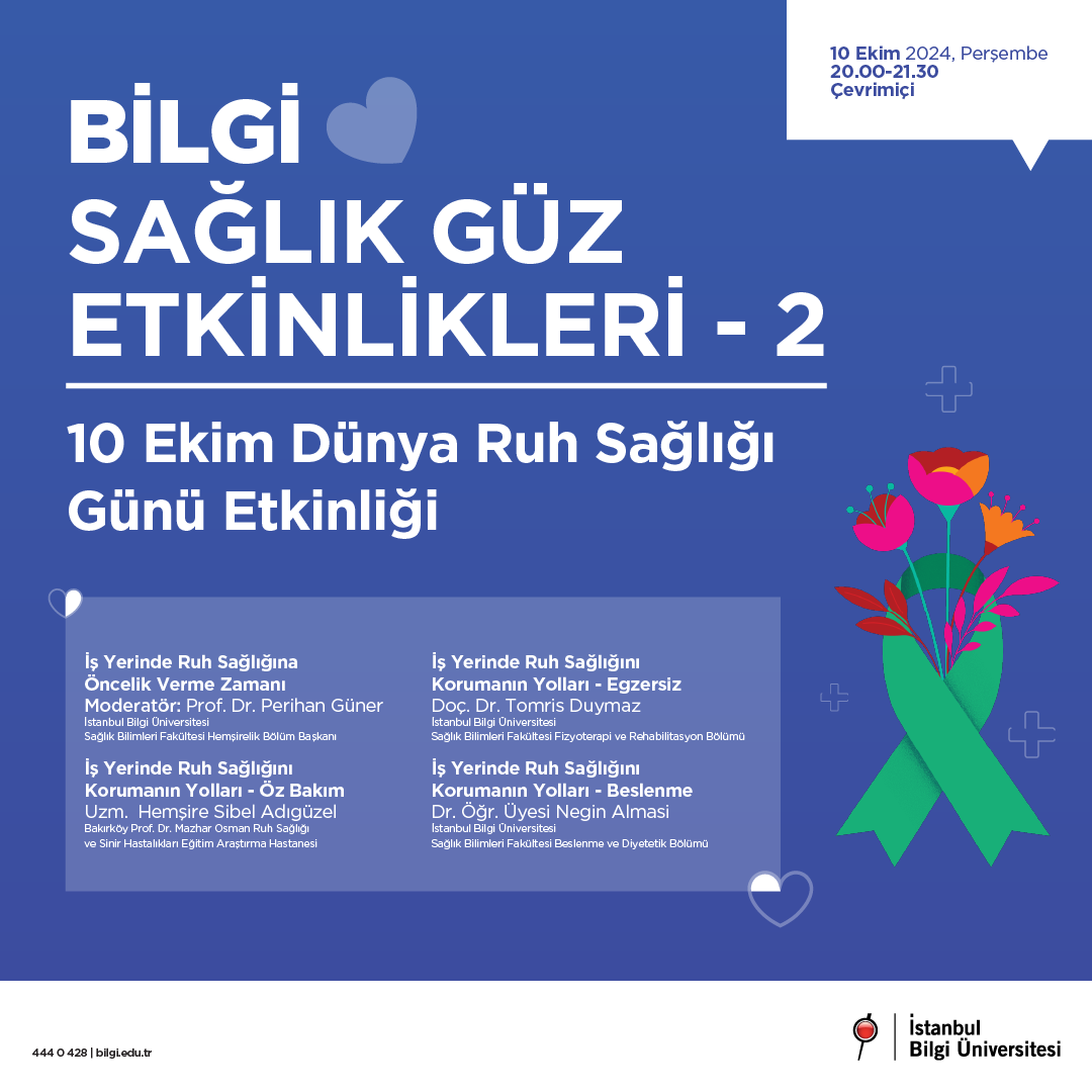 İstanbul Bilgi Üniversitesi Dünya Ruh Sağlığı Günü paneli düzenledi