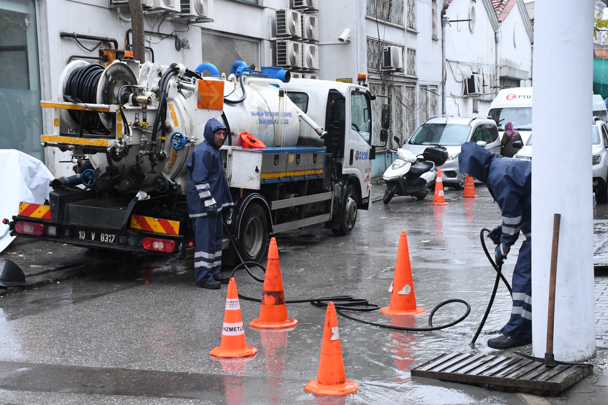 Balıkesir Büyükşehir Belediyesi, kuvvetli yağışa karşı teyakkuzda