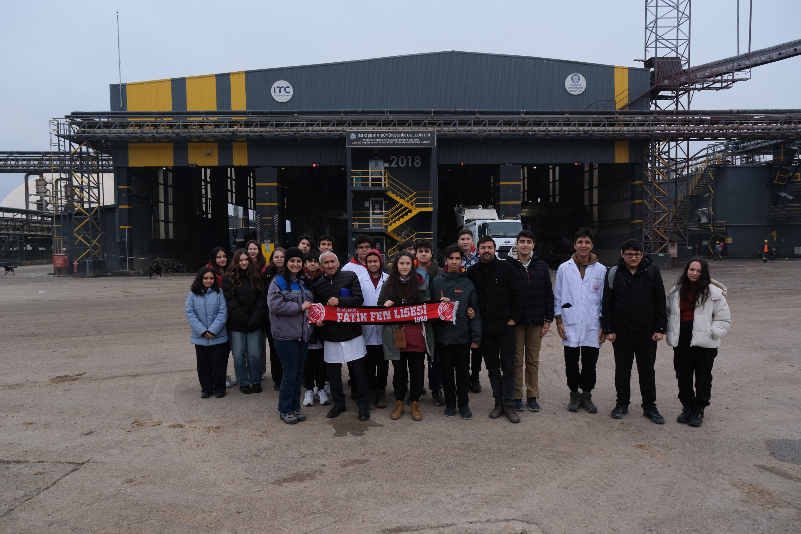 Eskişehir Fatih Fen Lisesi öğrencileri, Dönüşüm ve Üretim tesislerini ziyaret etti