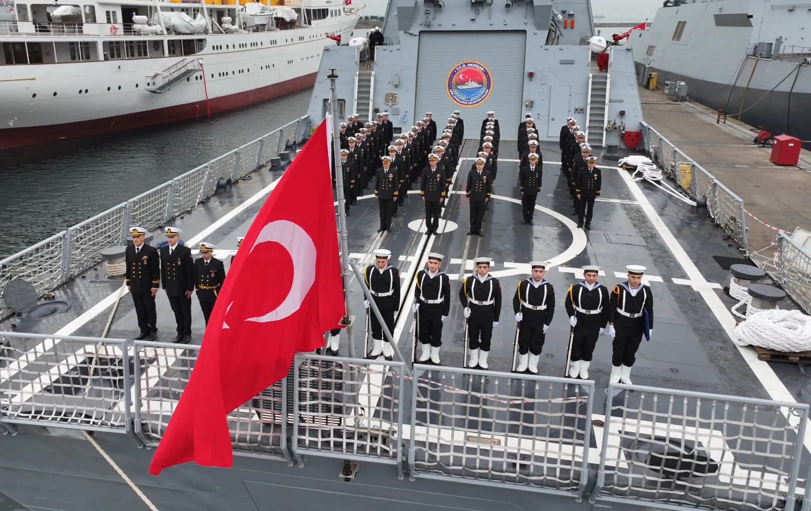 Açık Deniz Karakol Gemisi TCG Akhisar, ilk seyrini yaptı