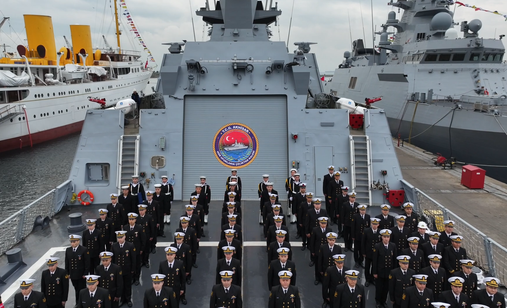 Açık Deniz Karakol Gemisi TCG Akhisar, ilk seyrini yaptı