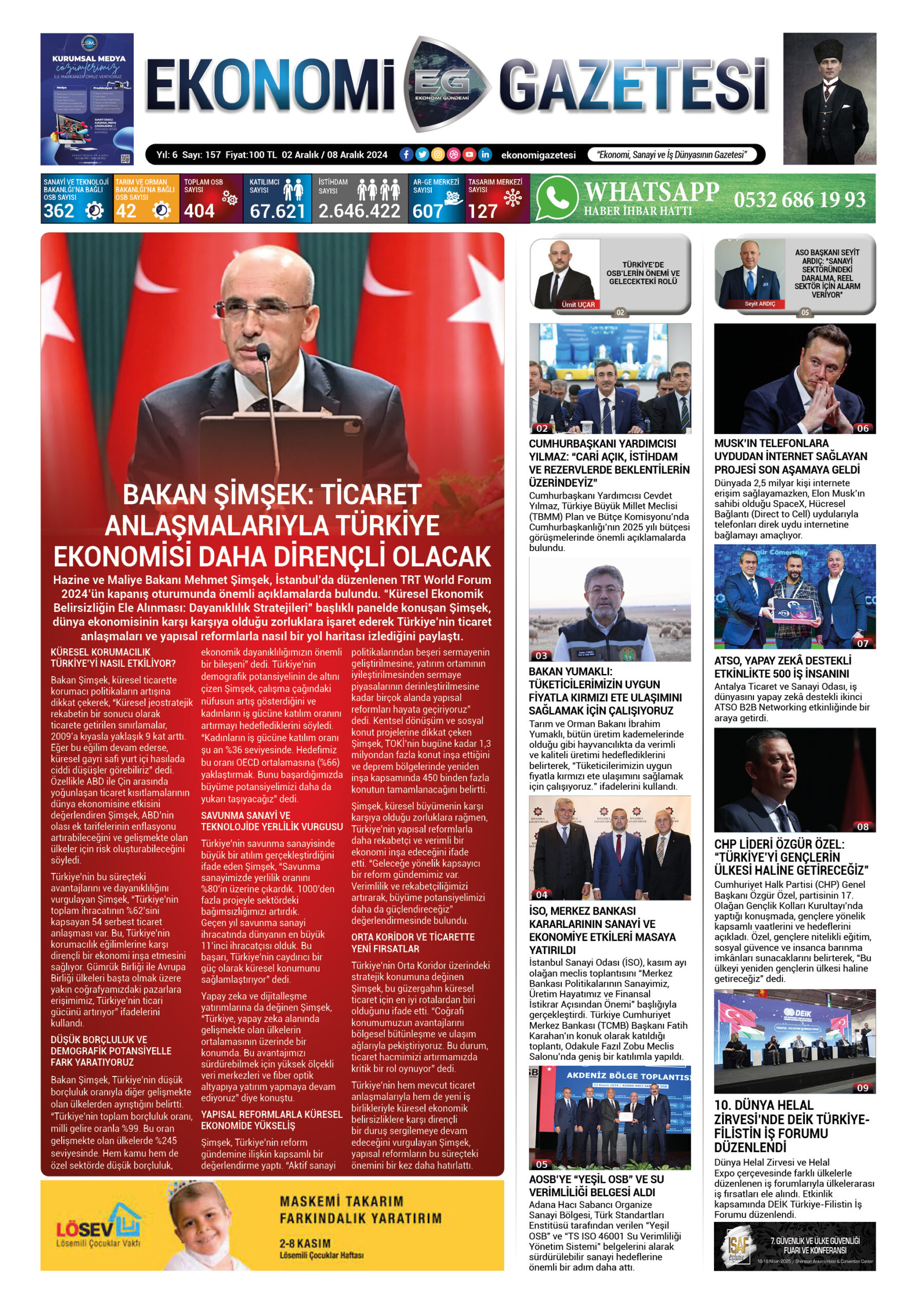 Ekonomi Gazetesi 157. Sayı