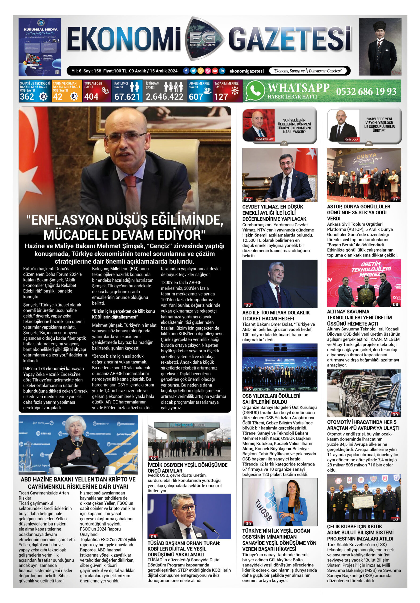 Ekonomi Gazetesi 158. Sayı