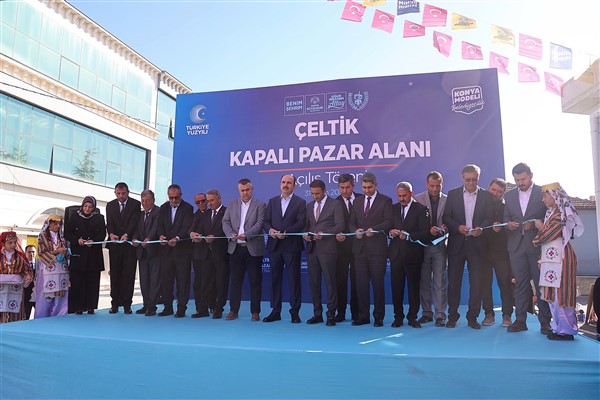 Çeltik Kapalı Pazar Alanı’nın açılışı gerçekleştirildi