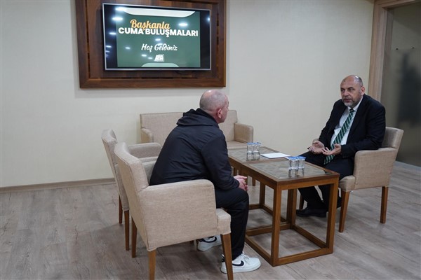 Başkan Aydın, randevusuz Cuma buluşmalarında 3’üncü yılını tamamladı