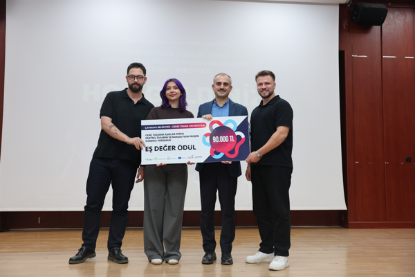 Genç tasarım yarışmasında ödül kazanan öğrenciler belli oldu